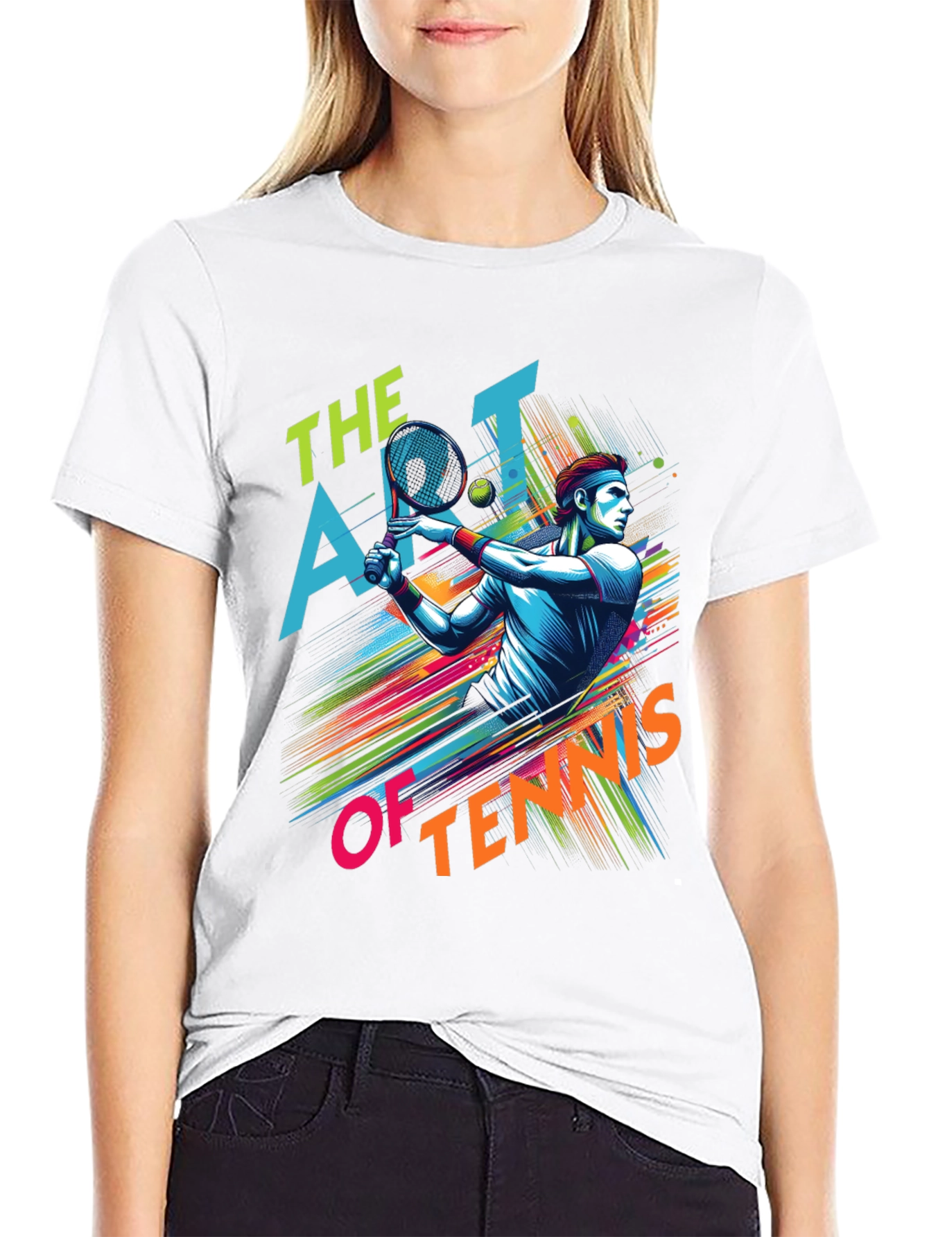 Art of Tennis Graphic T-Shirt