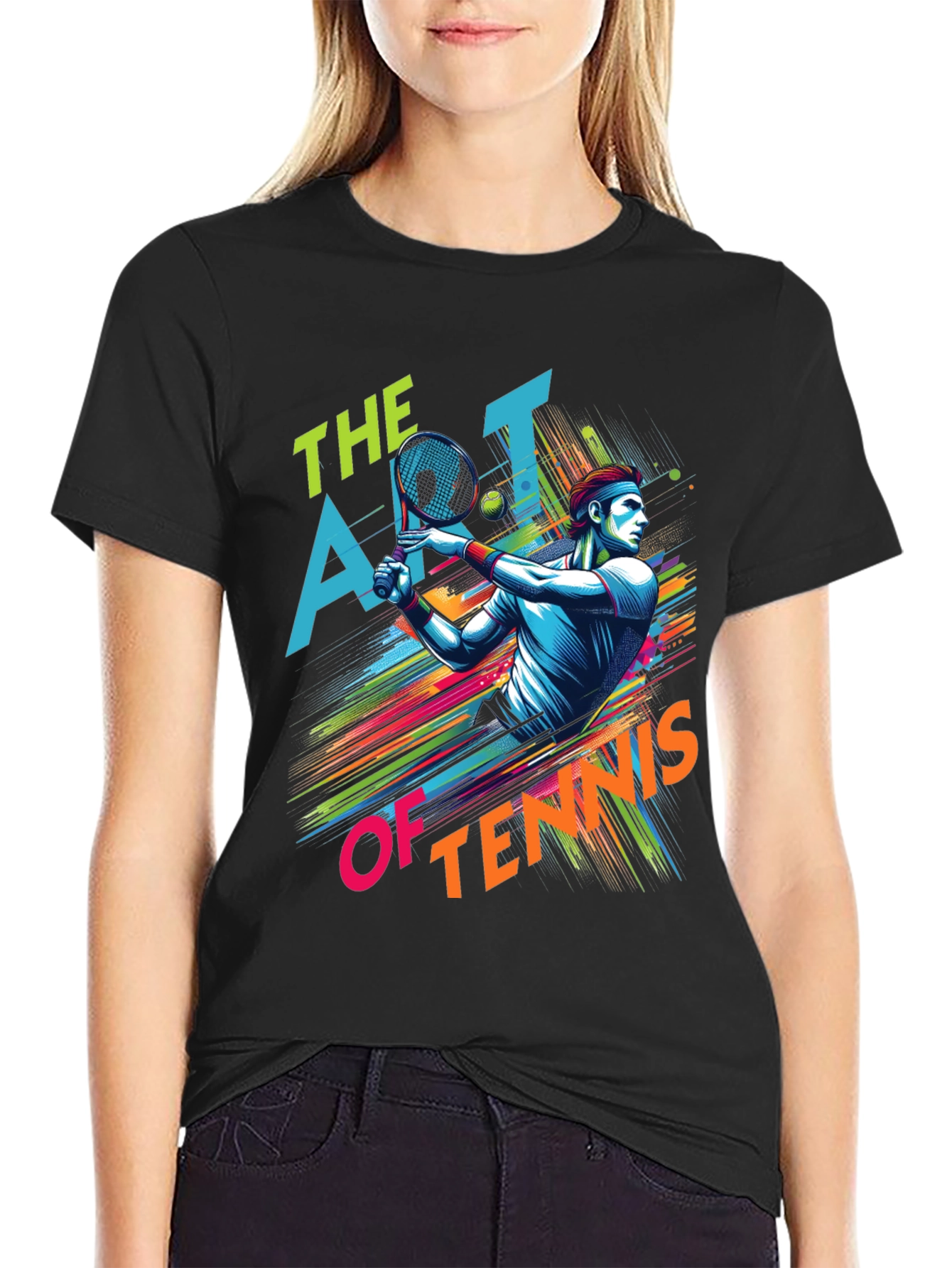 Art of Tennis Graphic T-Shirt