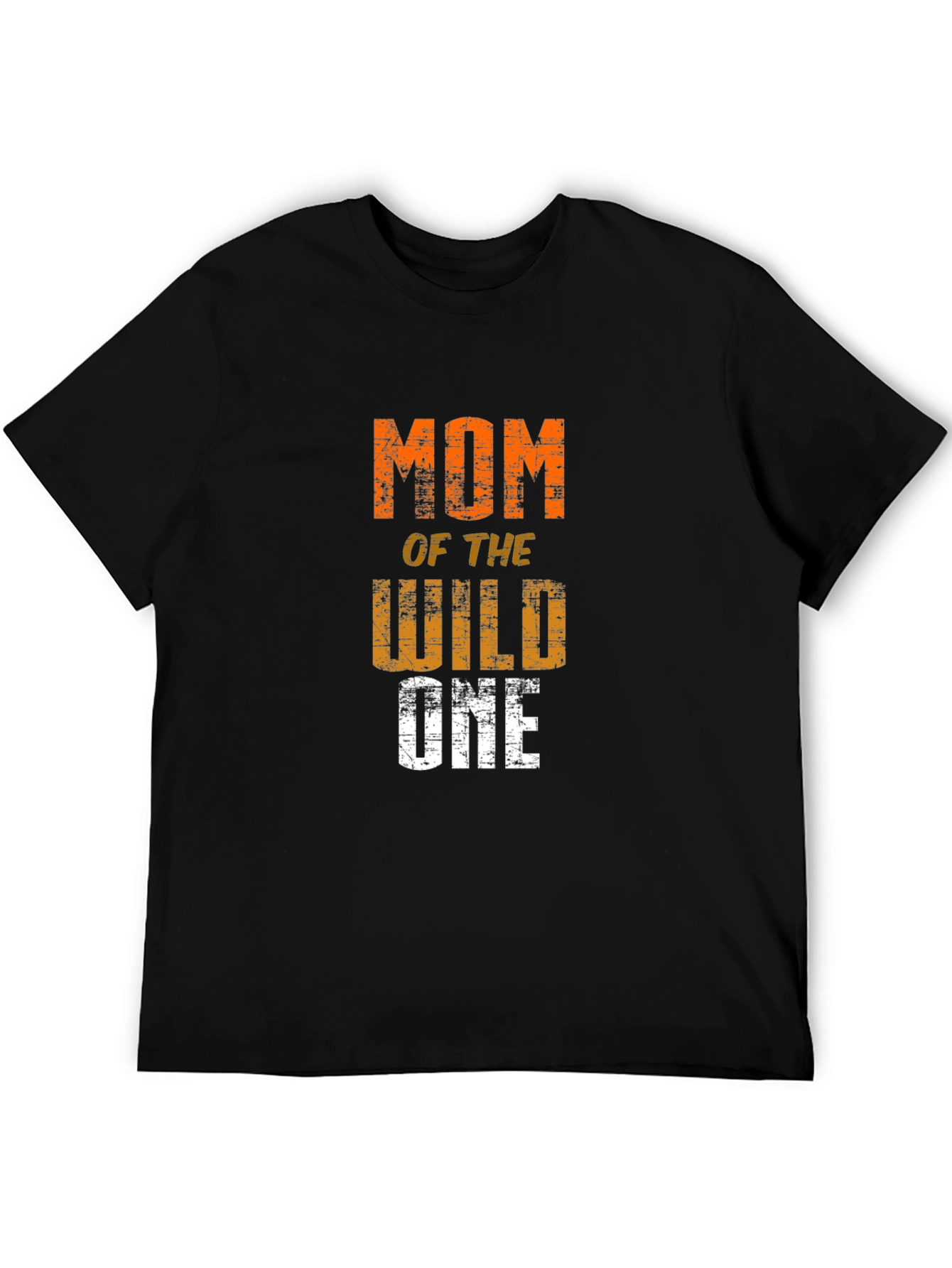 Mom of the Wild One Graphic Tee - Black