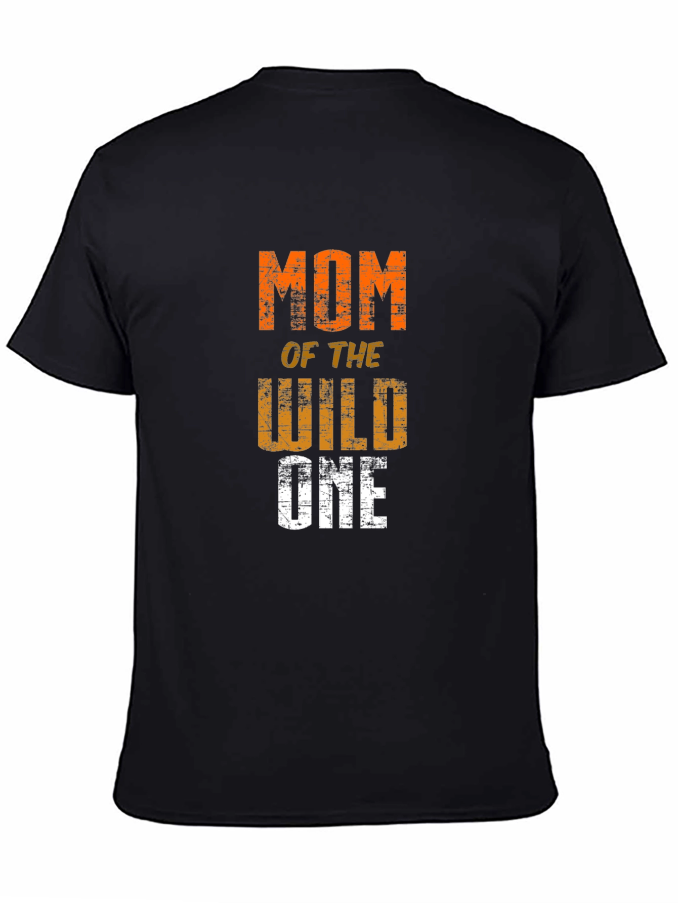 Mom of the Wild One Graphic Tee - Black
