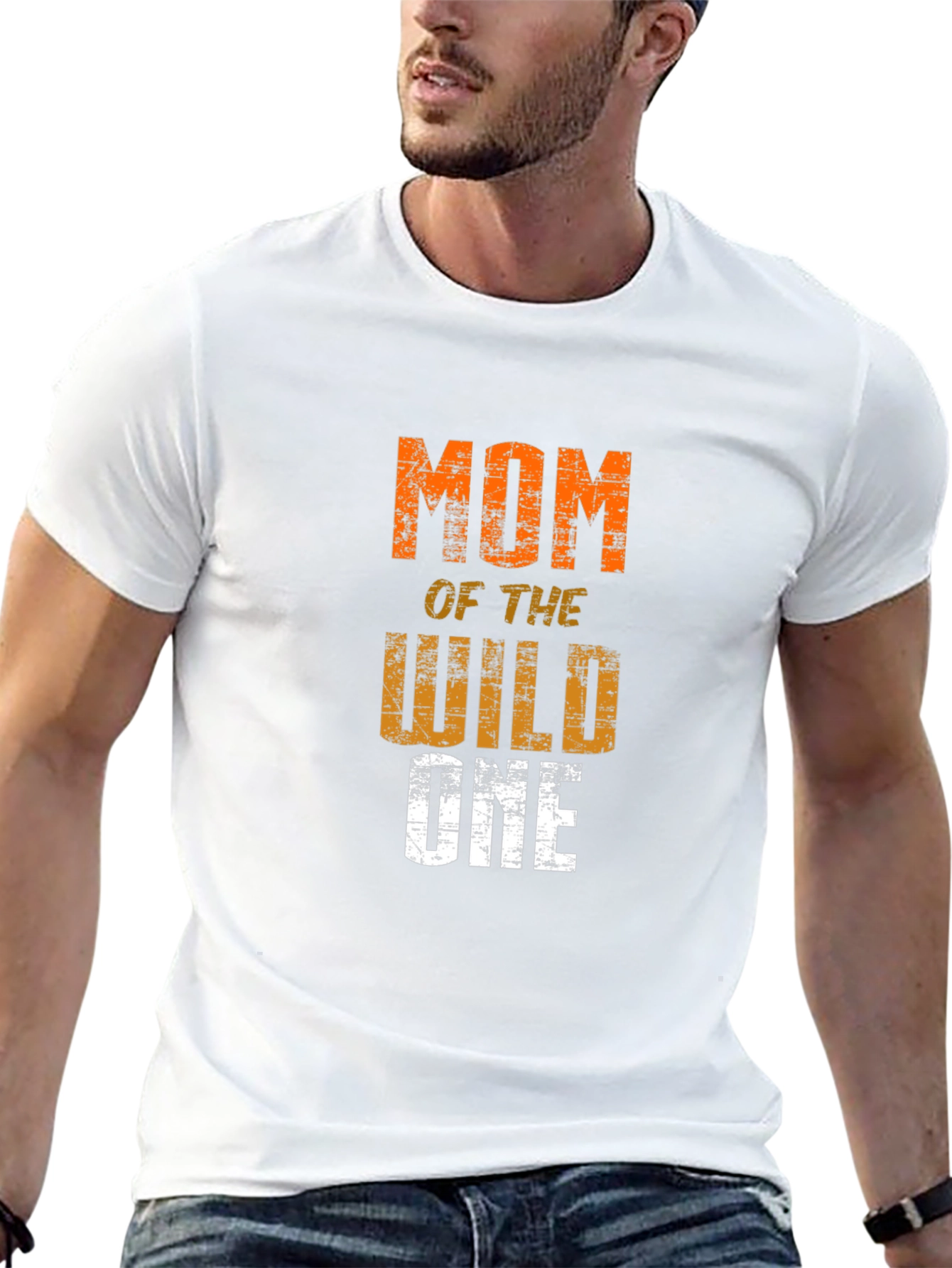 Mom of the Wild One Graphic Tee - Black