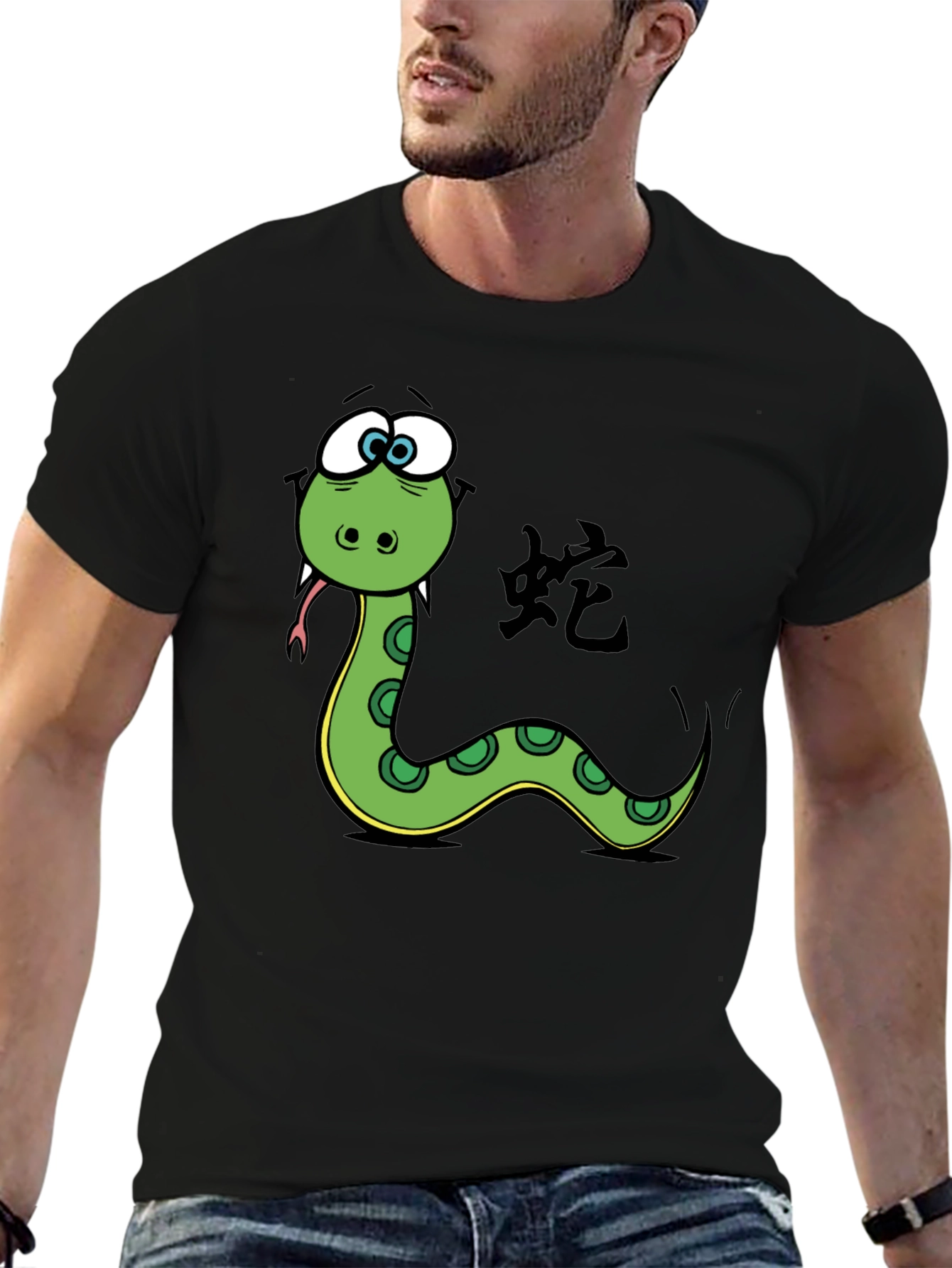 Year of the Snake Graphic Tee - Black