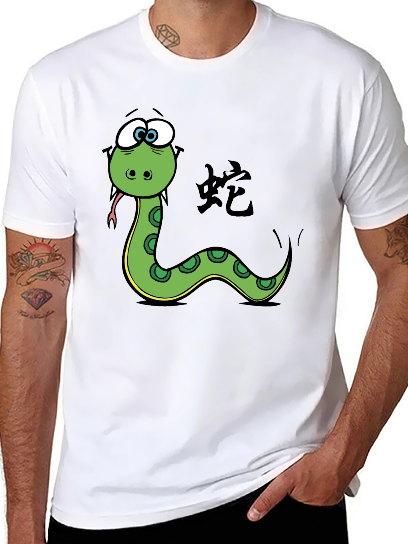 Year of the Snake Graphic Tee - Black