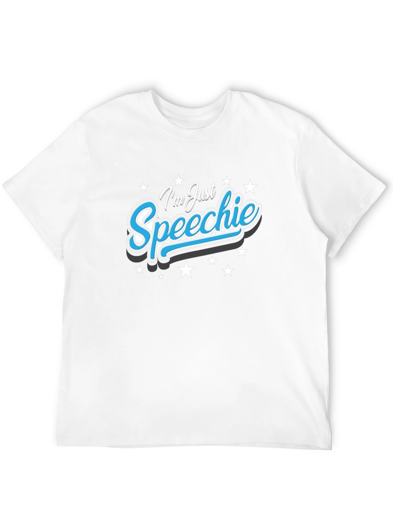 Im Just Speechie T-Shirt - Black