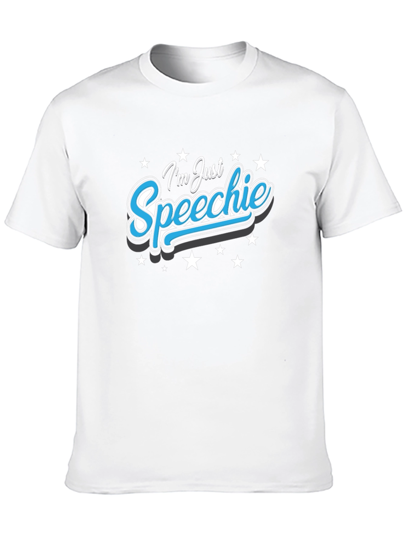 Im Just Speechie T-Shirt - Black