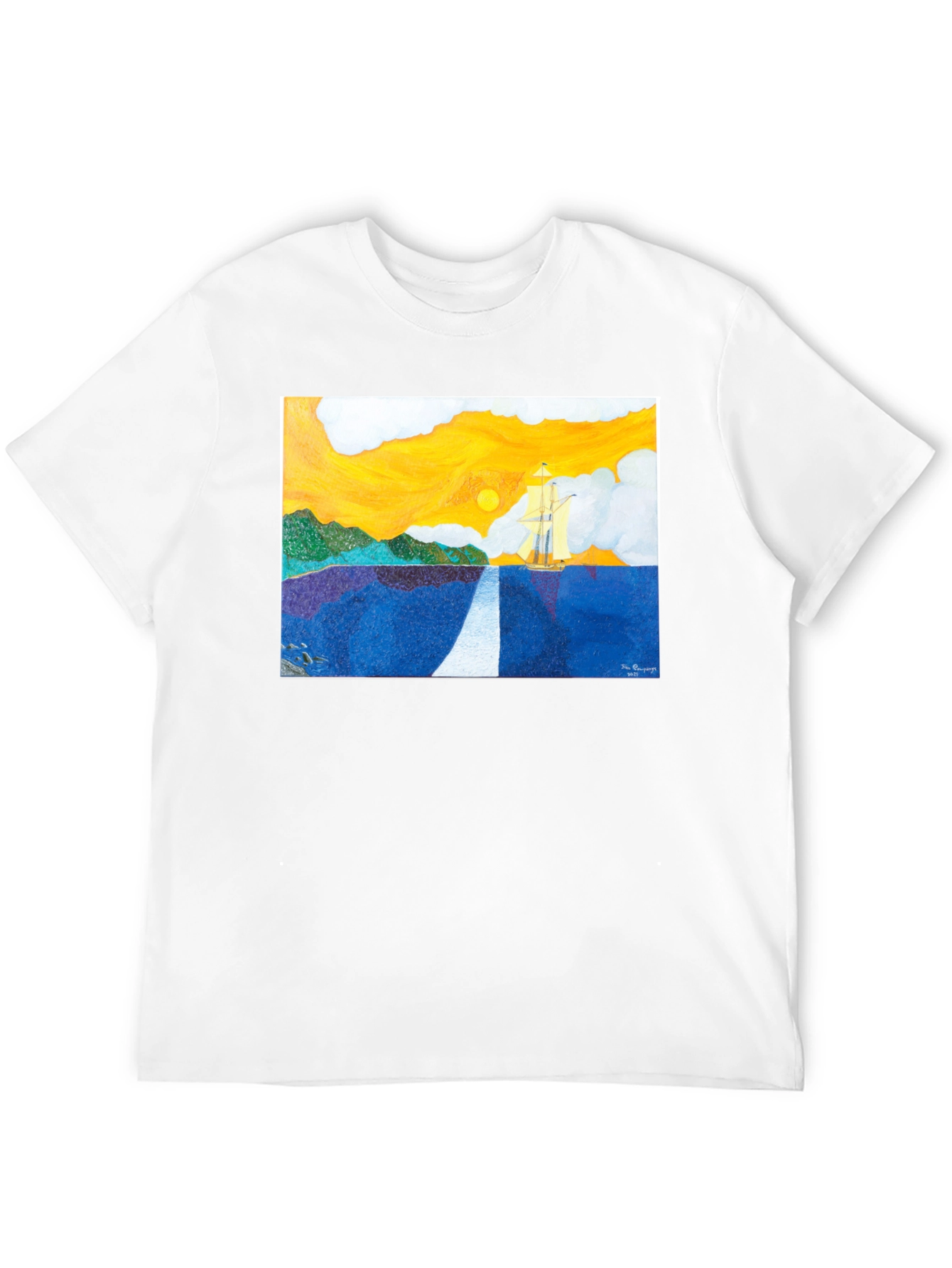 Sailing Painting T-Shirt