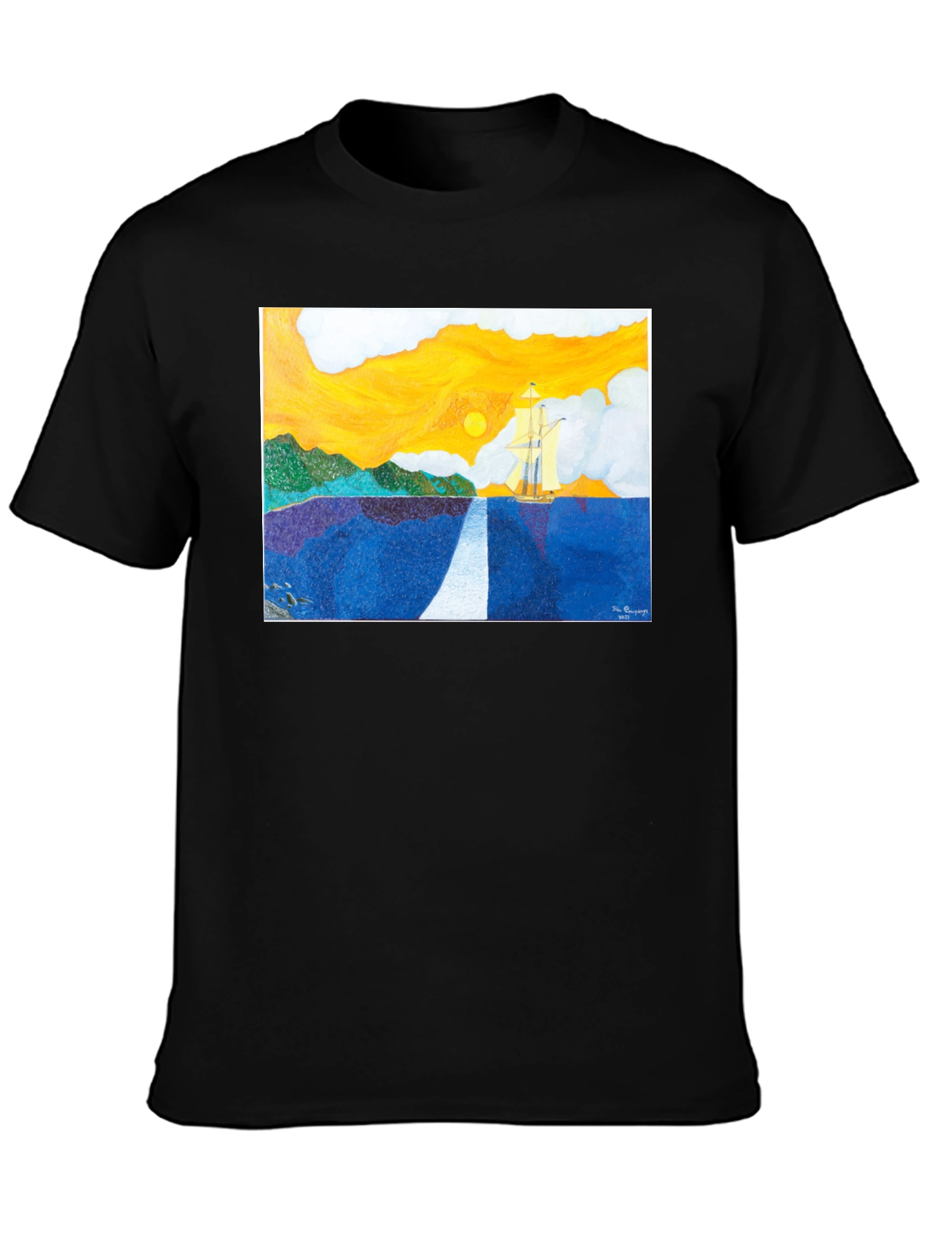 Sailing Painting T-Shirt