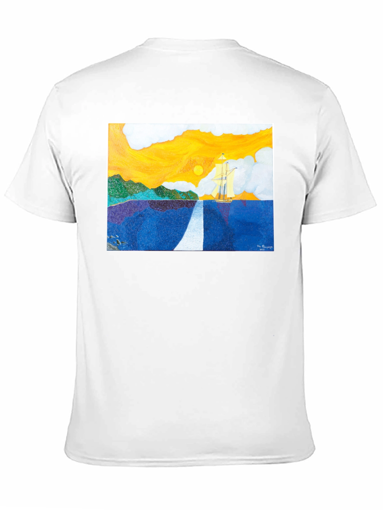 Sailing Painting T-Shirt