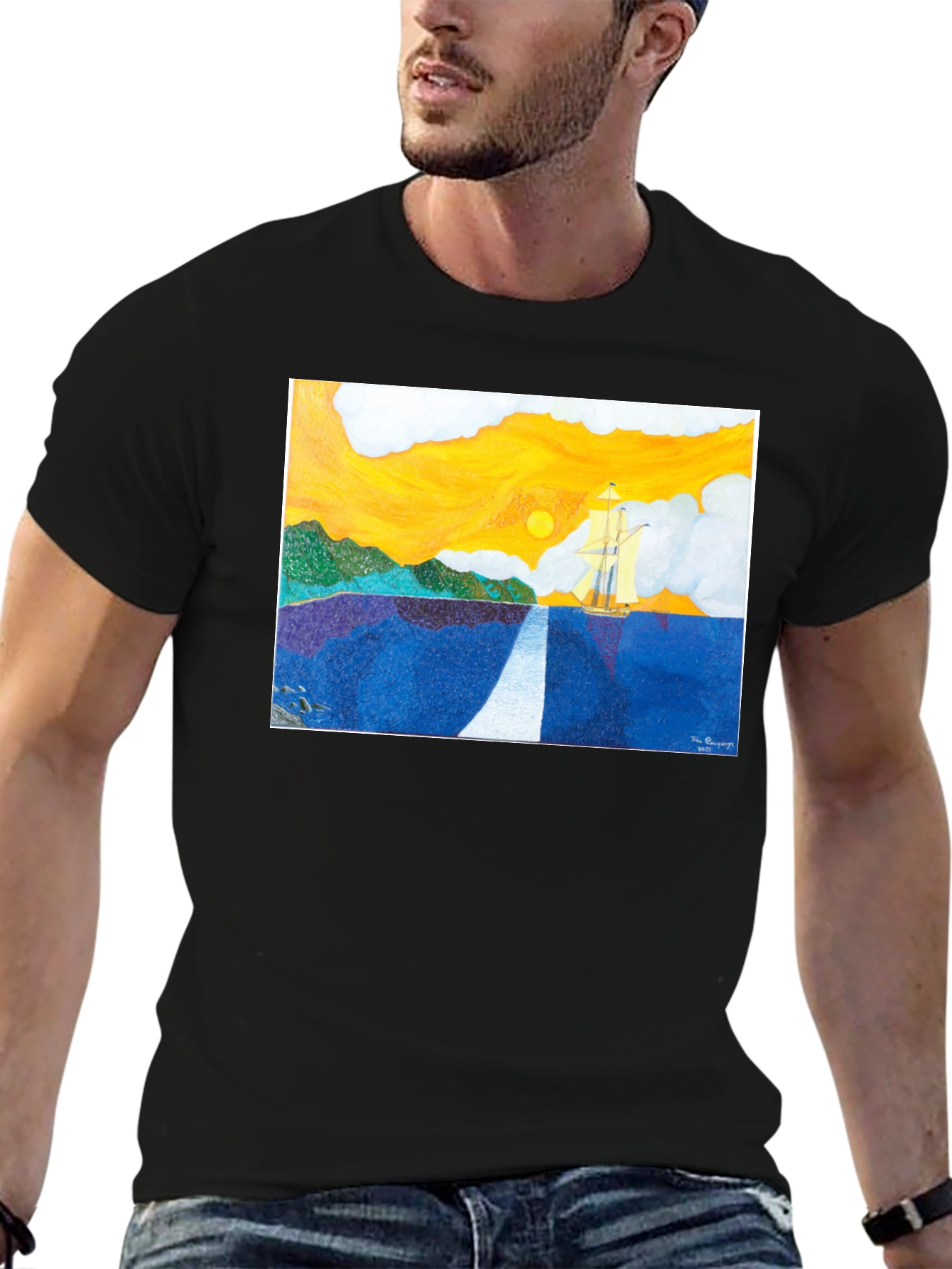 Sailing Painting T-Shirt