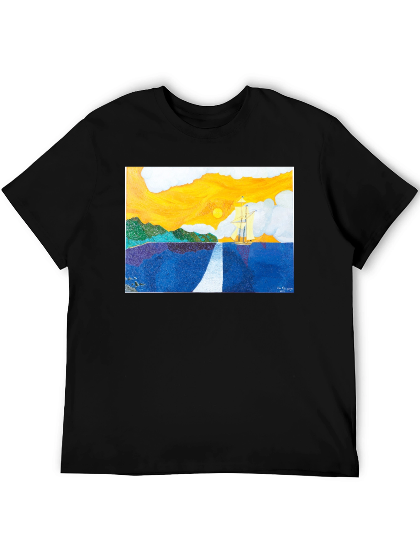 Sailing Painting T-Shirt