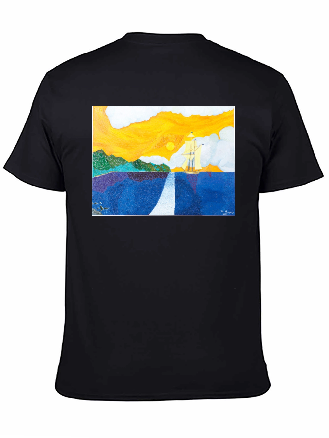 Sailing Painting T-Shirt