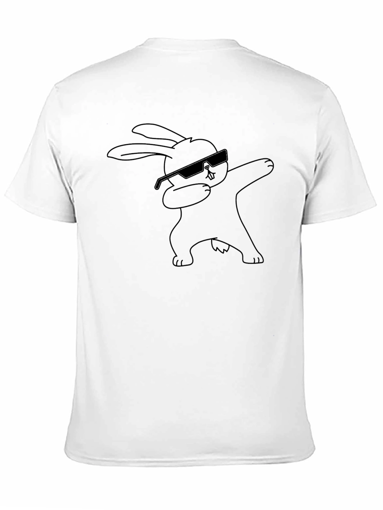 Dabbing Bunny Graphic Tee - Cool & Casual T-Shirt