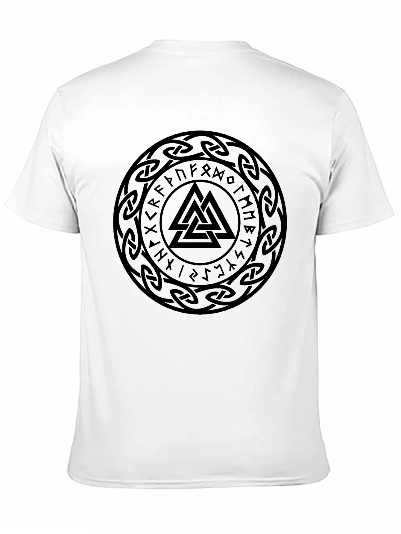 Viking Symbol Graphic Tee - Black