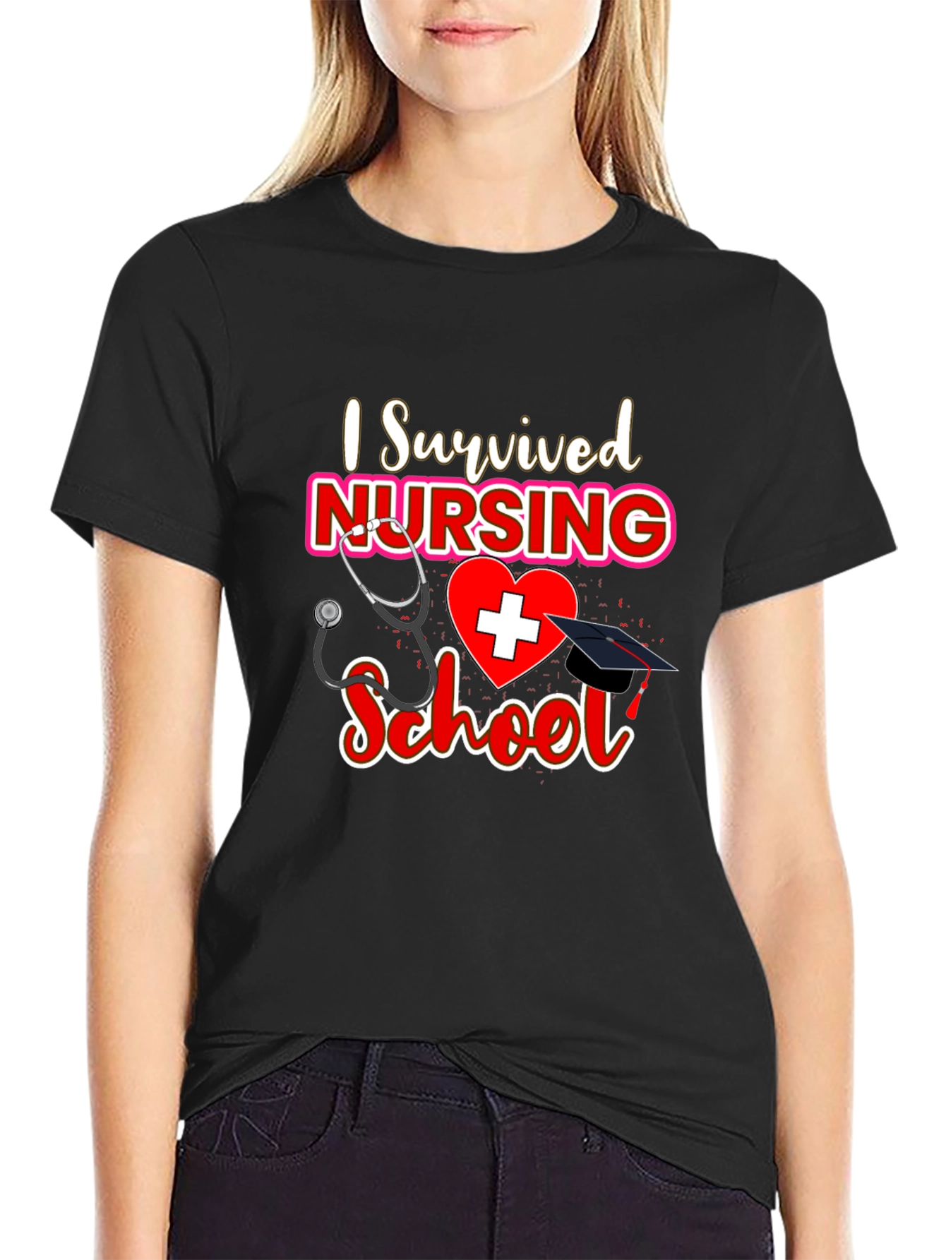 I Survived Nursing School T-Shirt