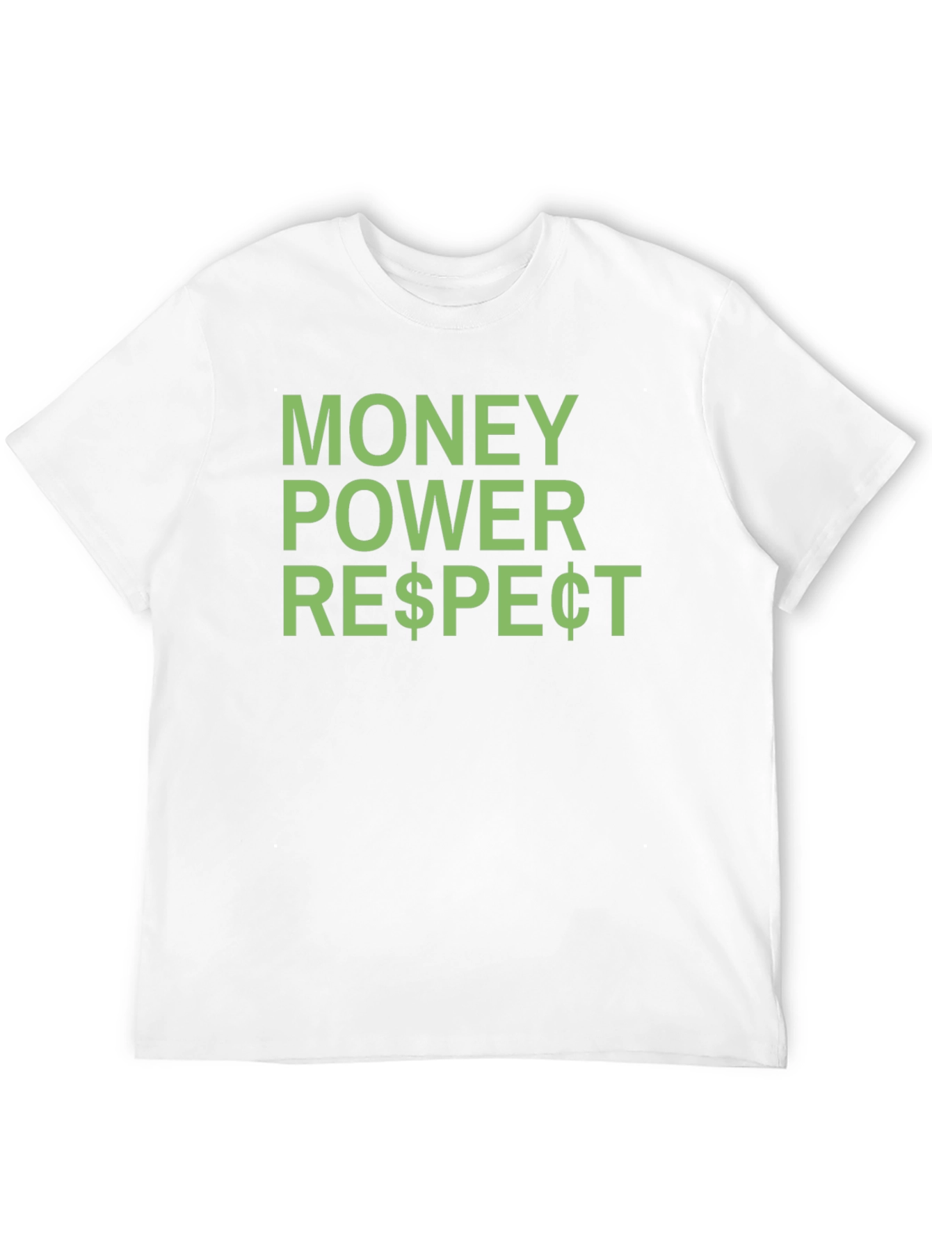 Money Power Respect Graphic Tee - Black