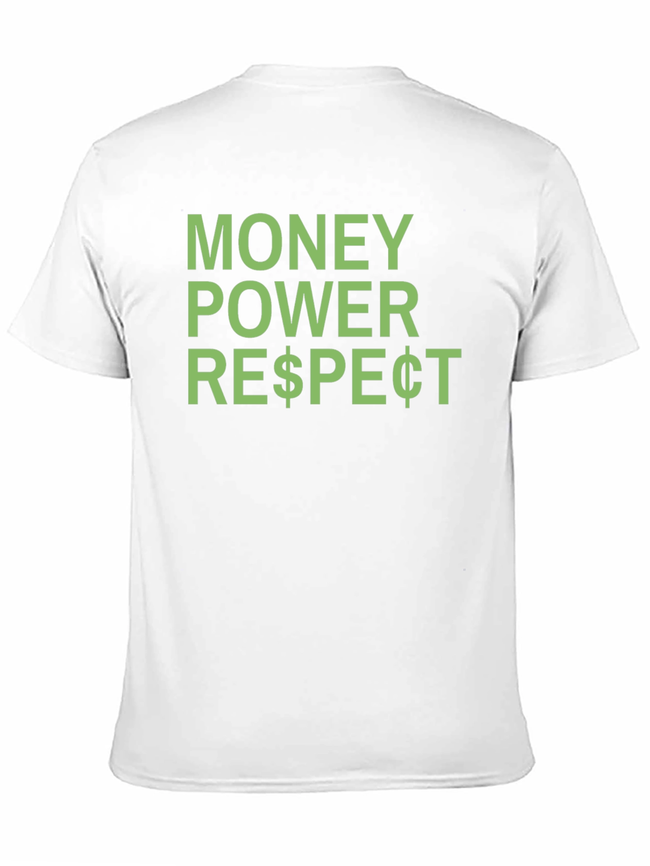 Money Power Respect Graphic Tee - Black