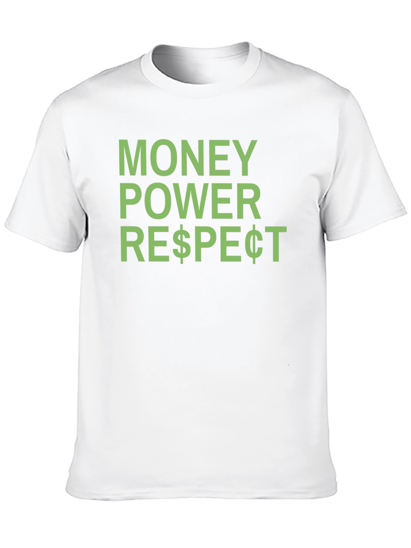 Money Power Respect Graphic Tee - Black