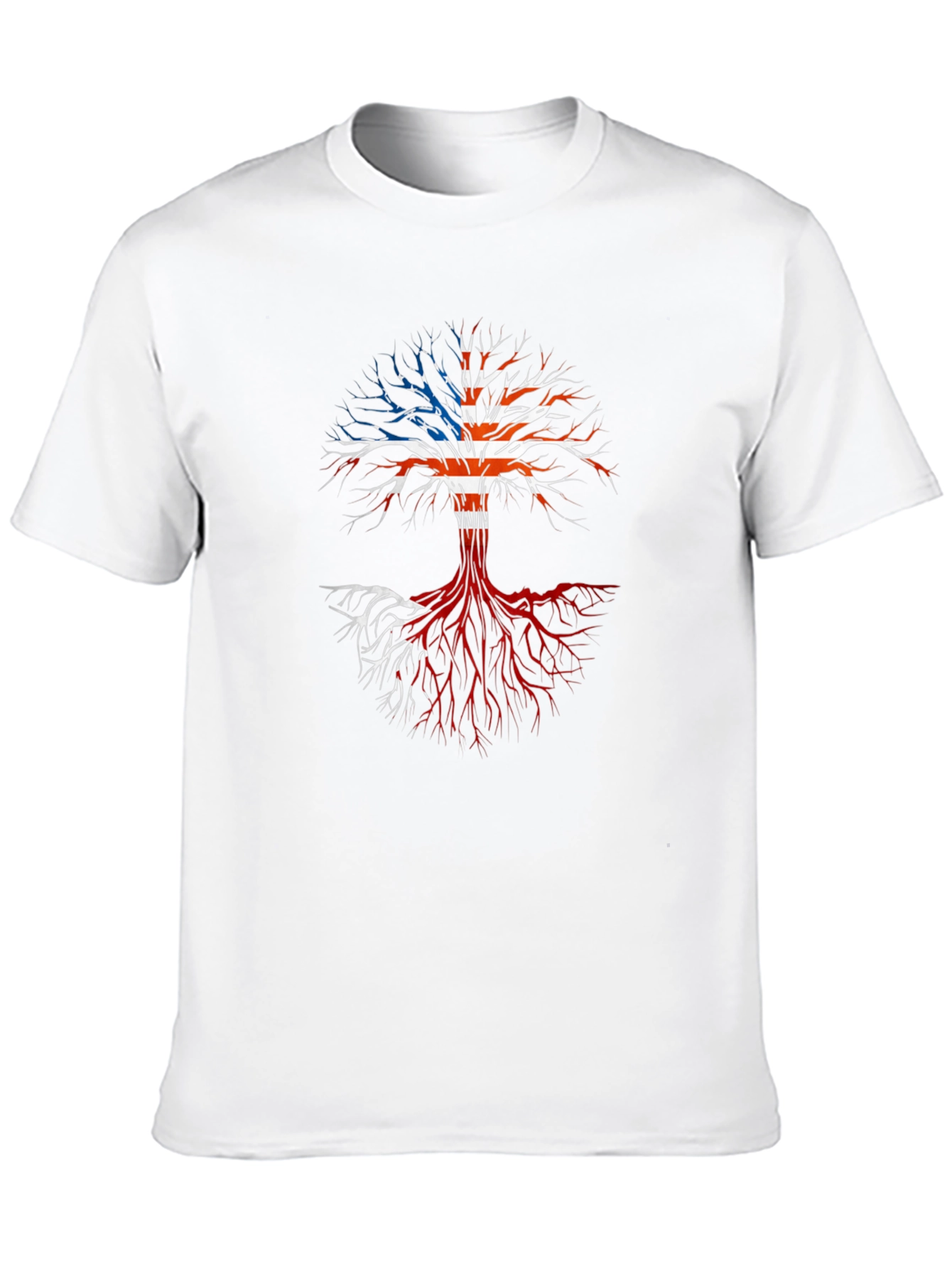 USA Flag Tree Patriotic T-Shirt