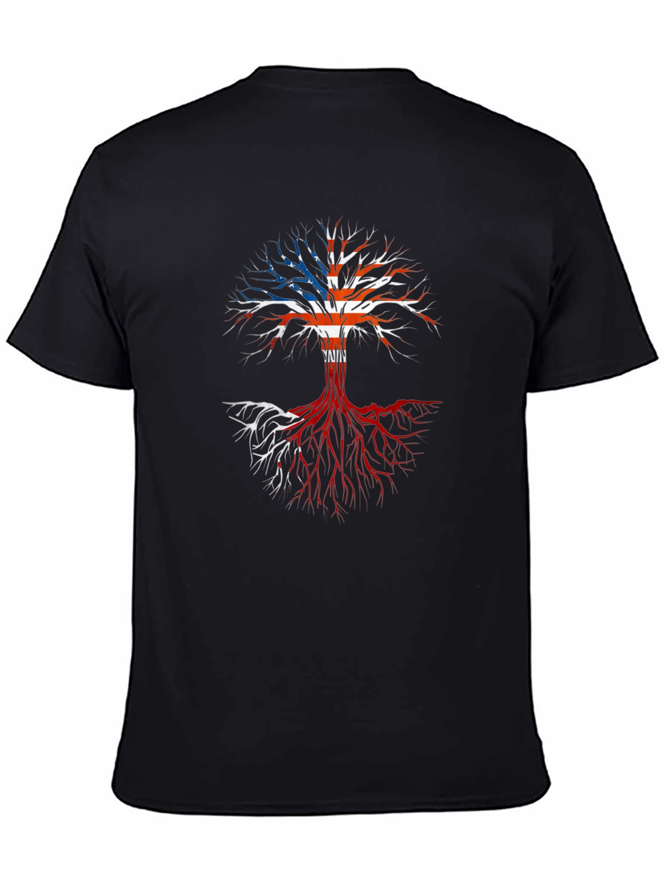 USA Flag Tree Patriotic T-Shirt