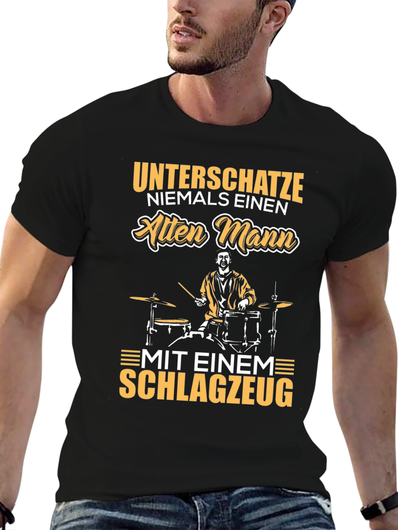 Unterschatze Niemals Drummer T-Shirt