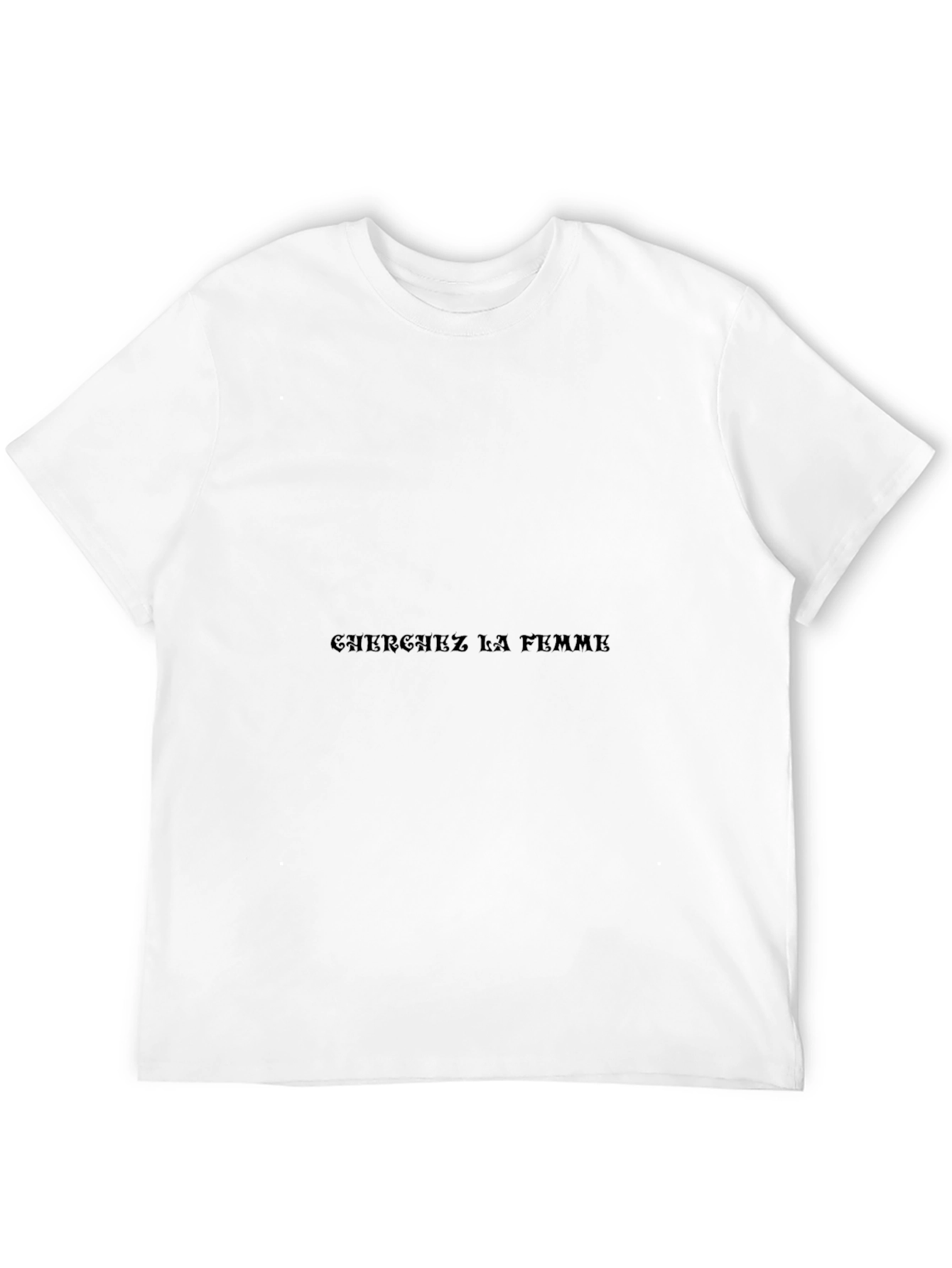 Cherchez la Femme Black Graphic Tee