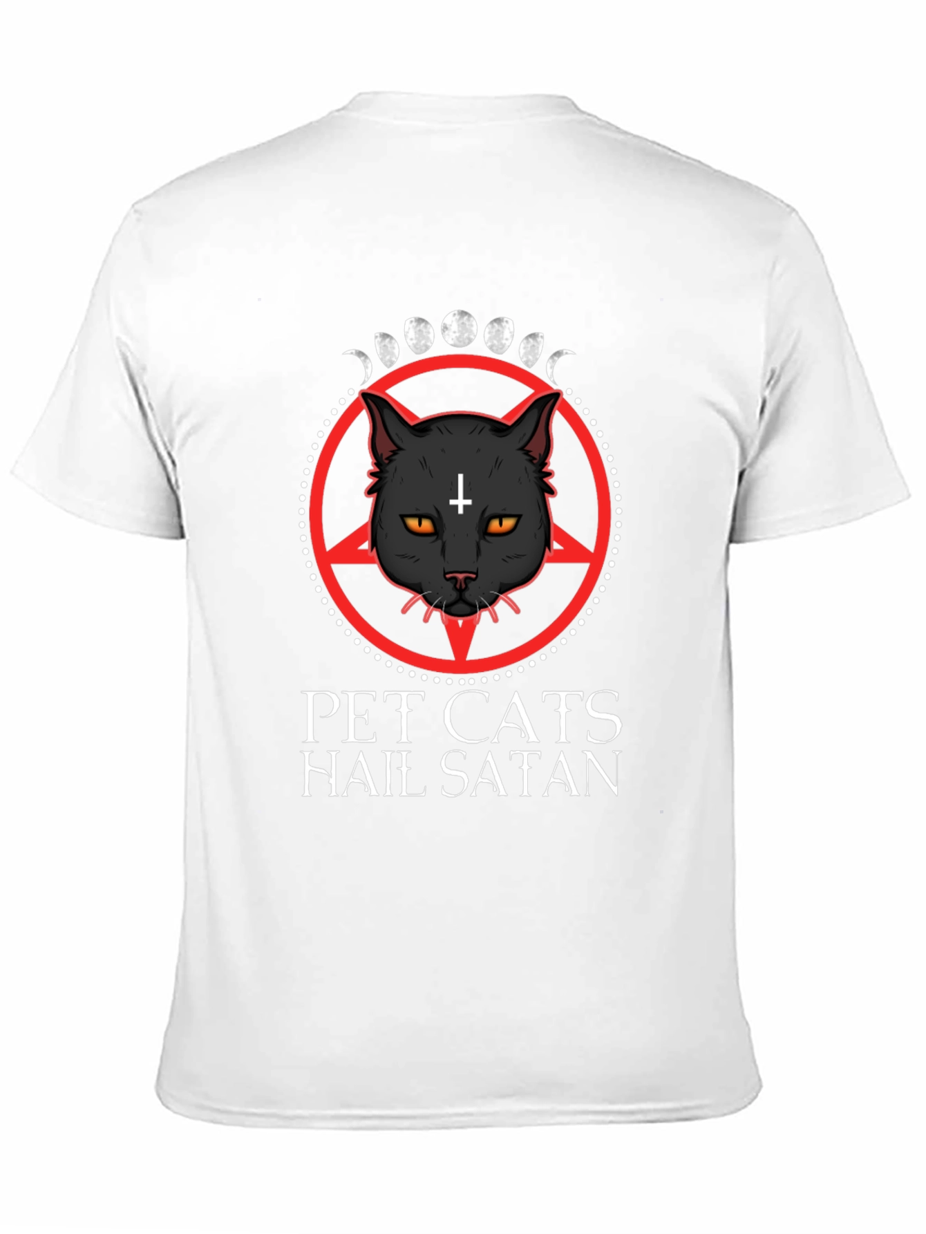 Pet Cats Hail Satan Graphic Tee