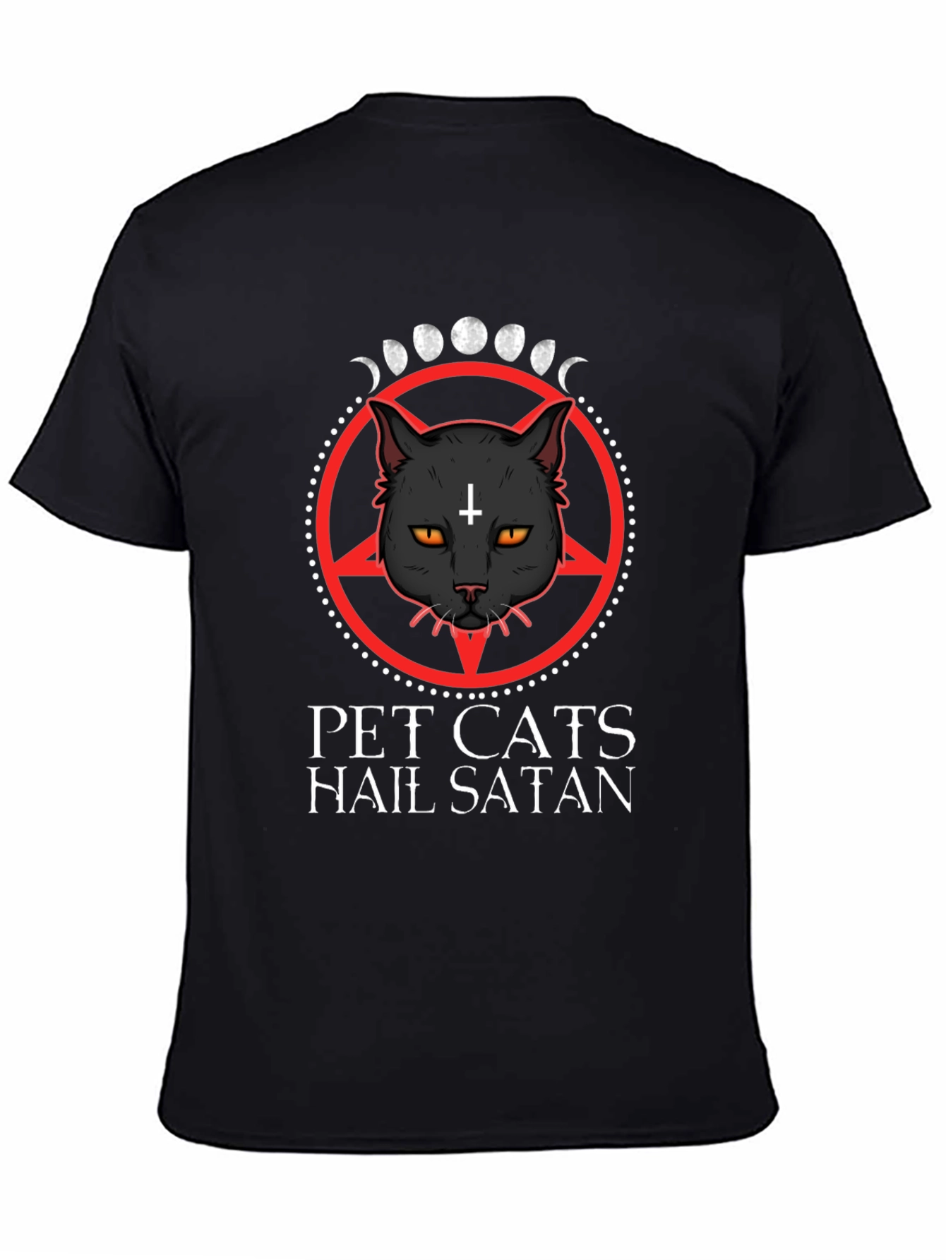 Pet Cats Hail Satan Graphic Tee