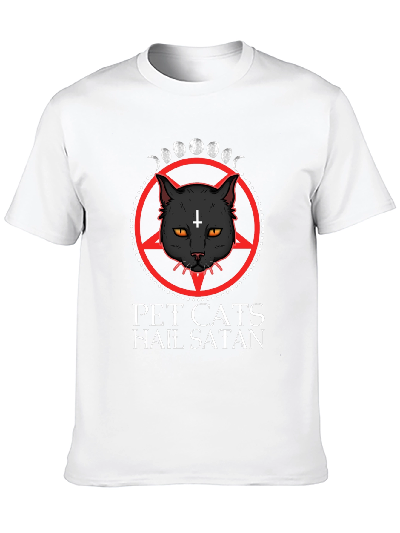 Pet Cats Hail Satan Graphic Tee