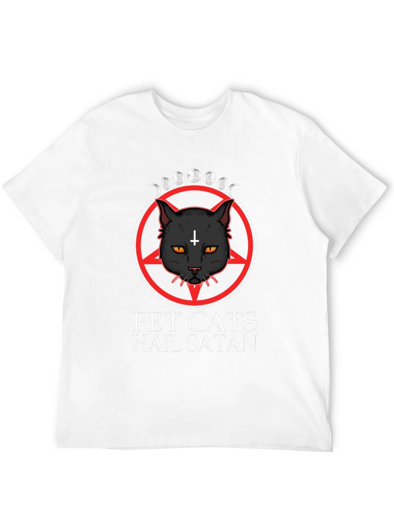 Pet Cats Hail Satan Graphic Tee