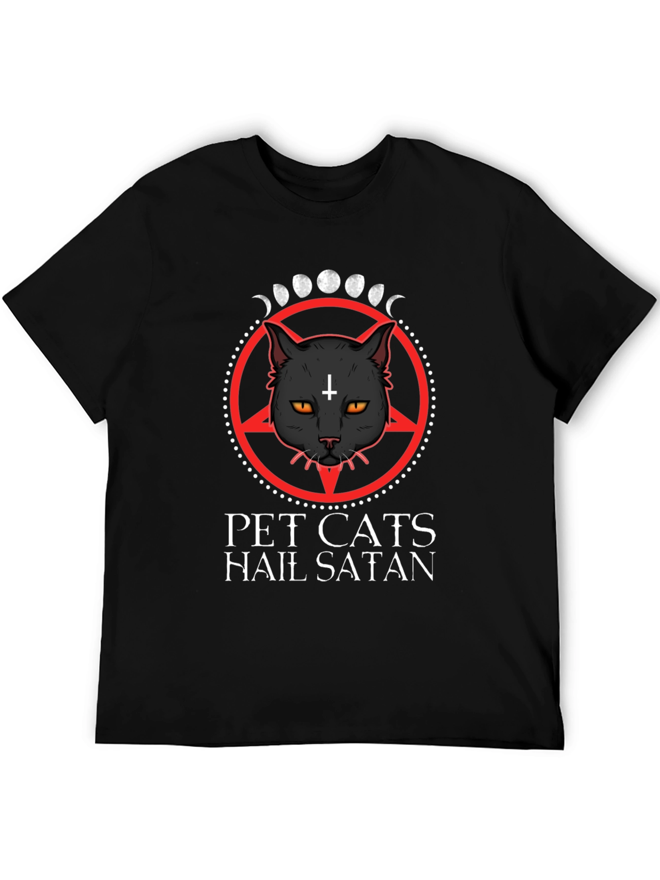Pet Cats Hail Satan Graphic Tee