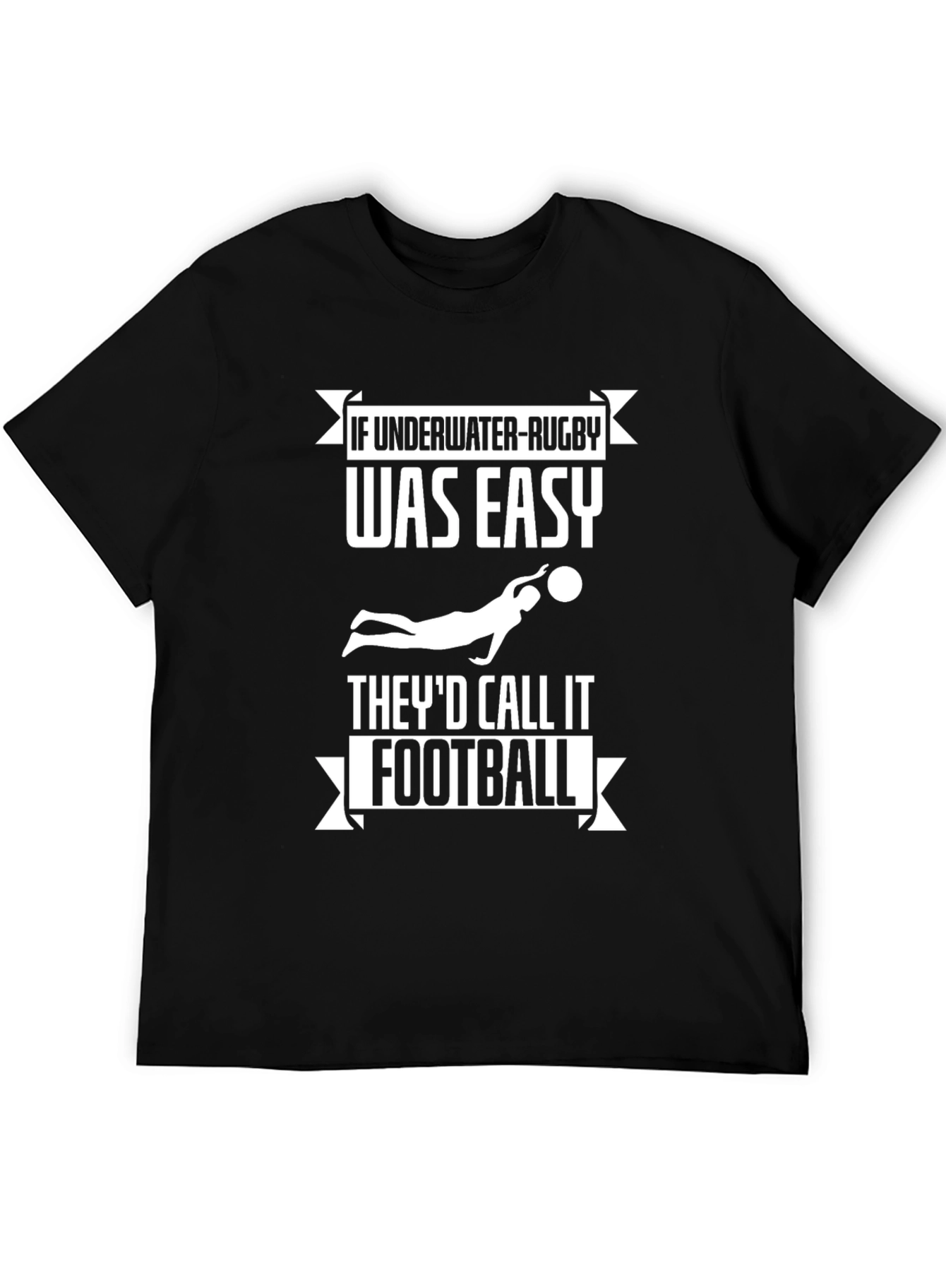 Underwater Rugby T-Shirt Funny Tee