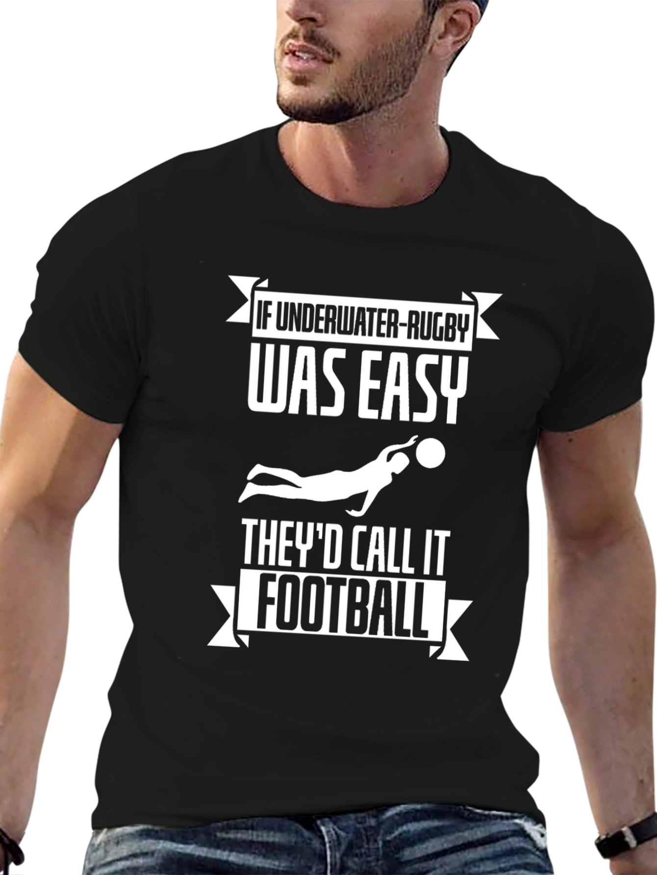 Underwater Rugby T-Shirt Funny Tee