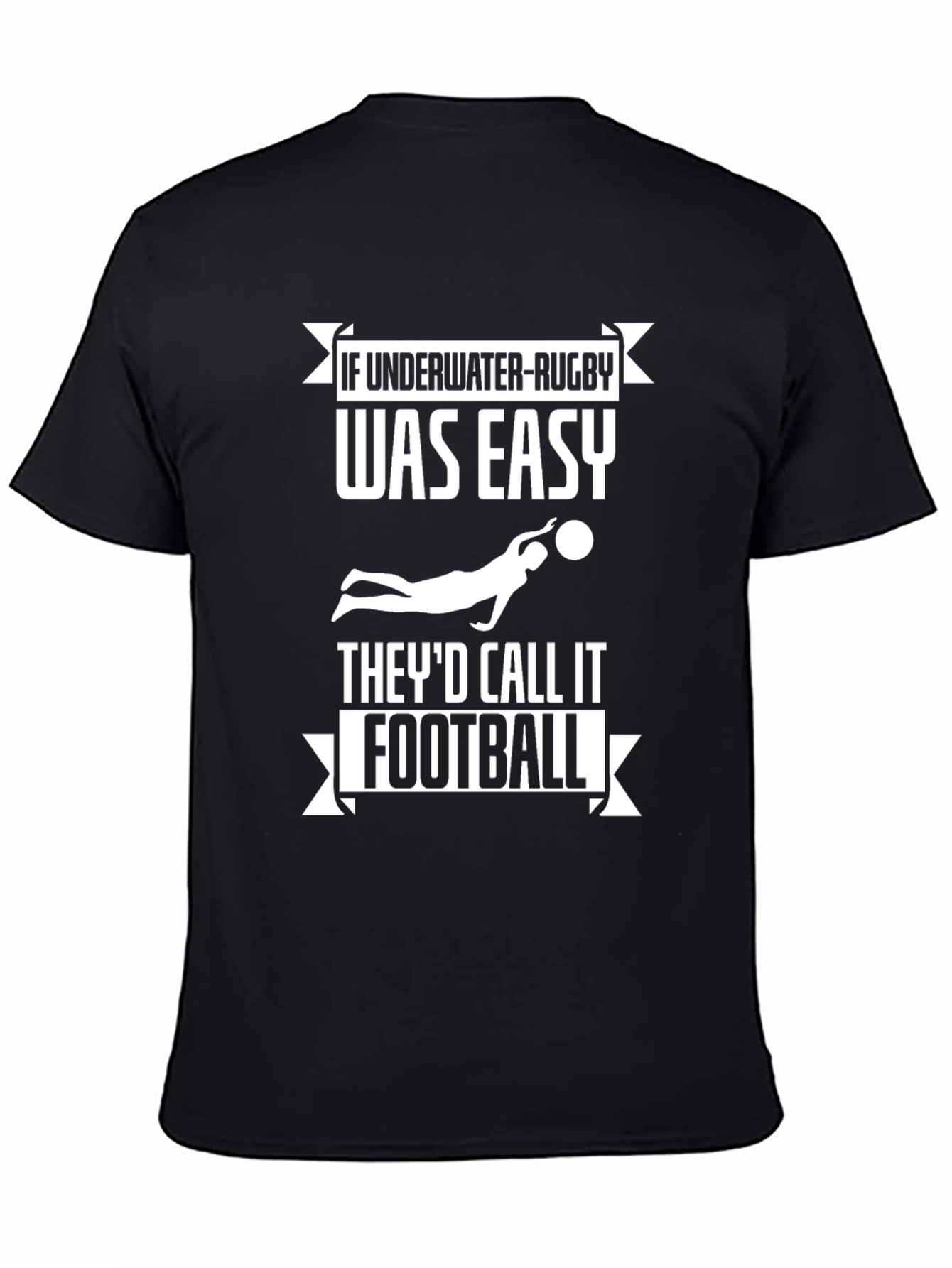 Underwater Rugby T-Shirt Funny Tee