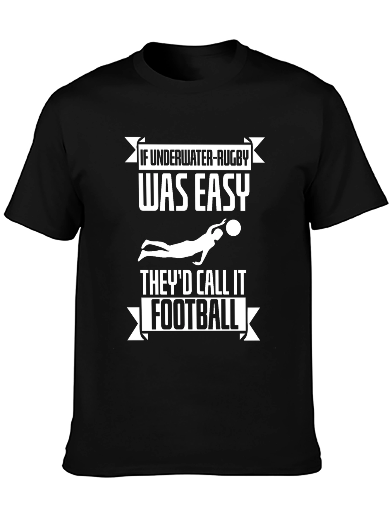 Underwater Rugby T-Shirt Funny Tee