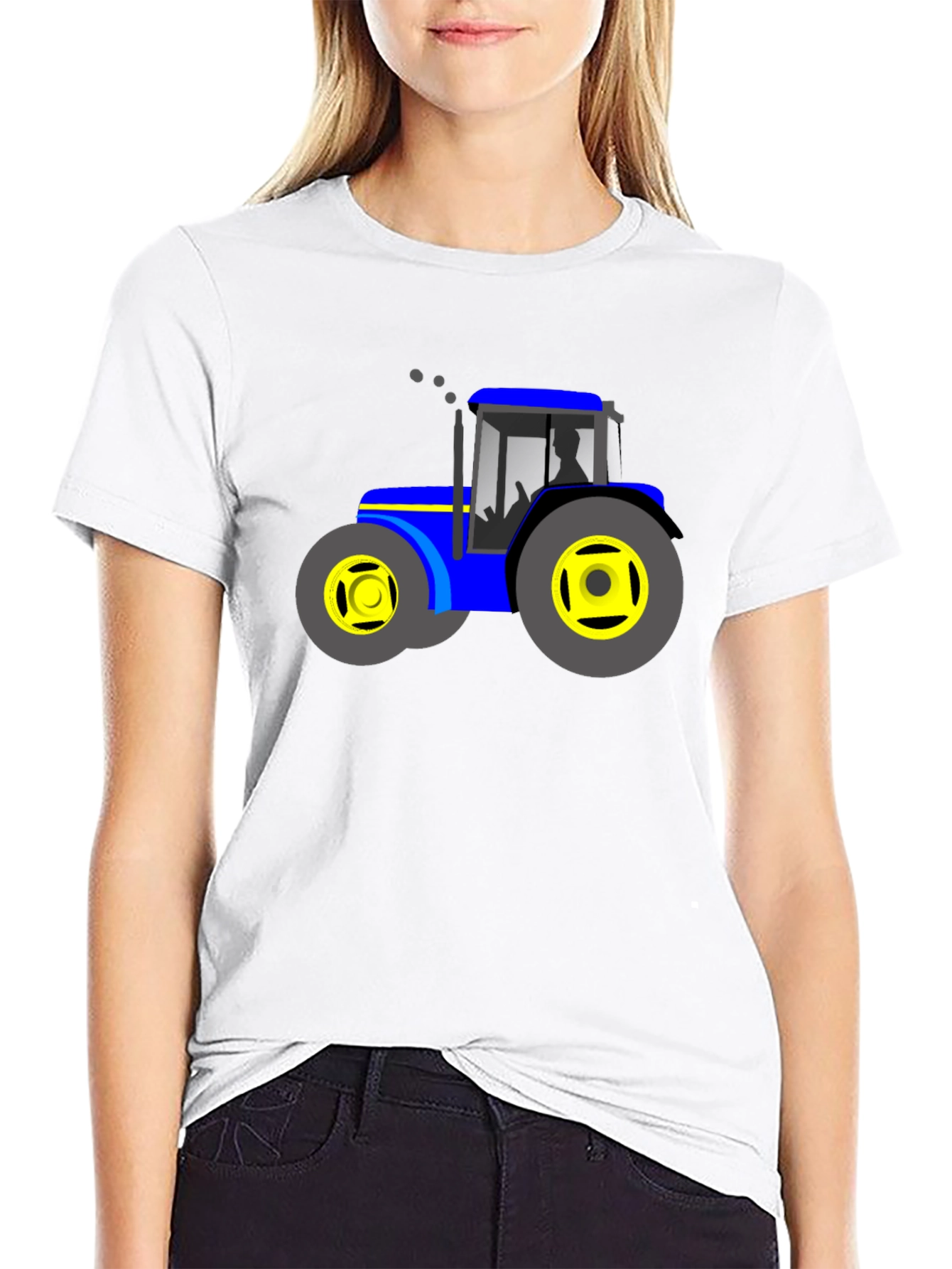 Tractor Graphic Tee - Farm Vehicle Shirt