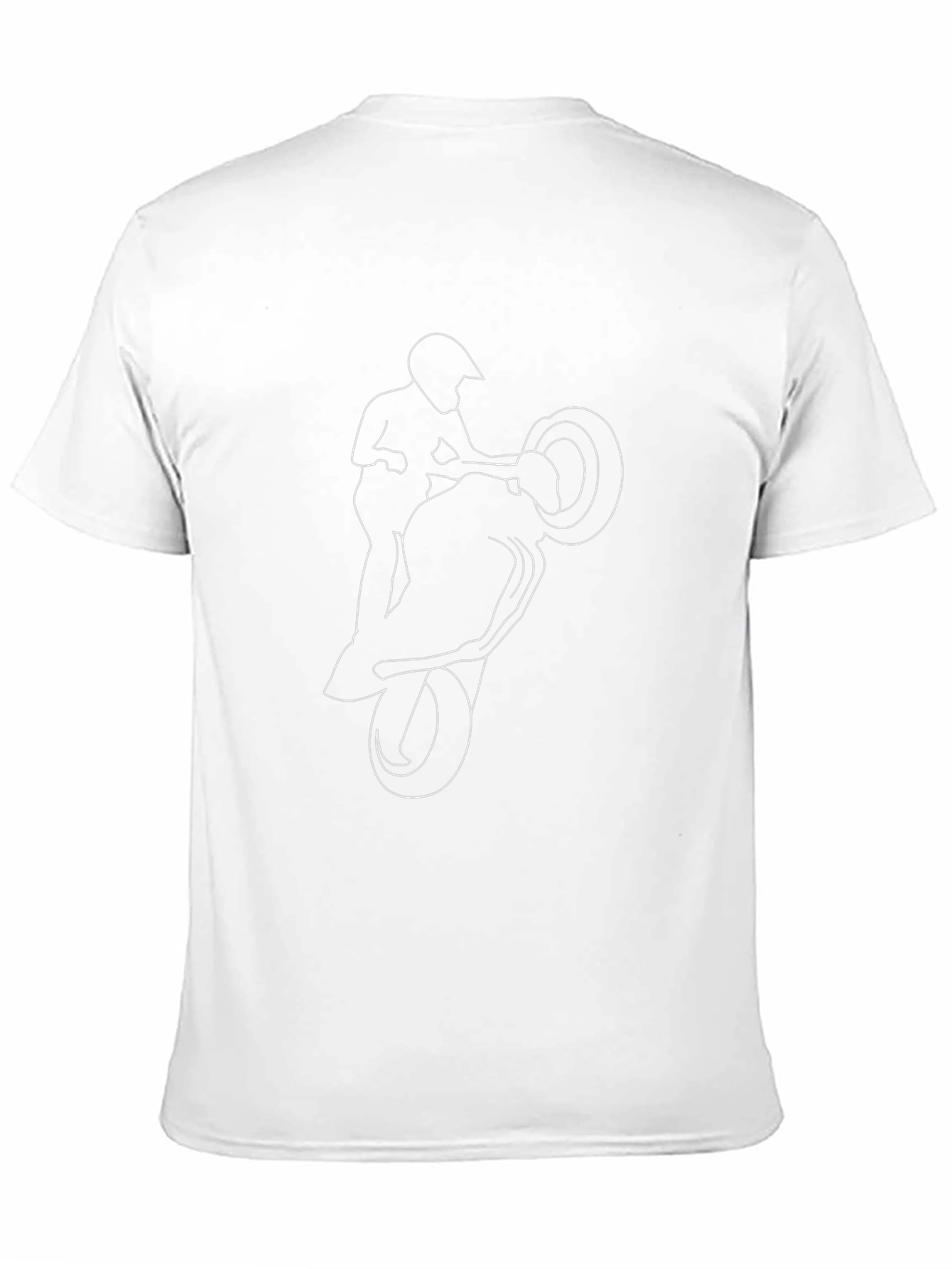 Motorcycle Stunt Rider Graphic T-Shirt