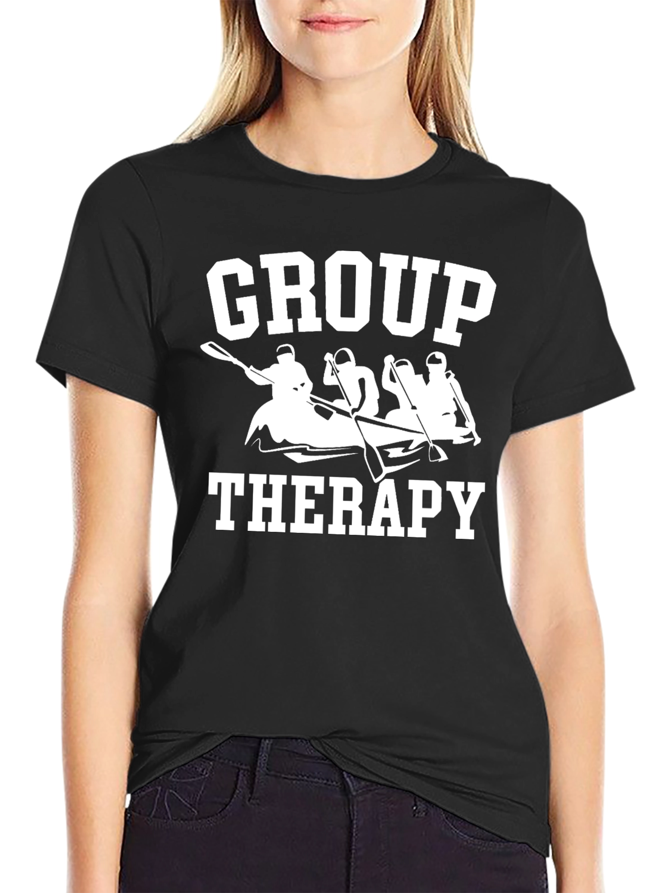 Group Therapy T-Shirt - Rowing Design