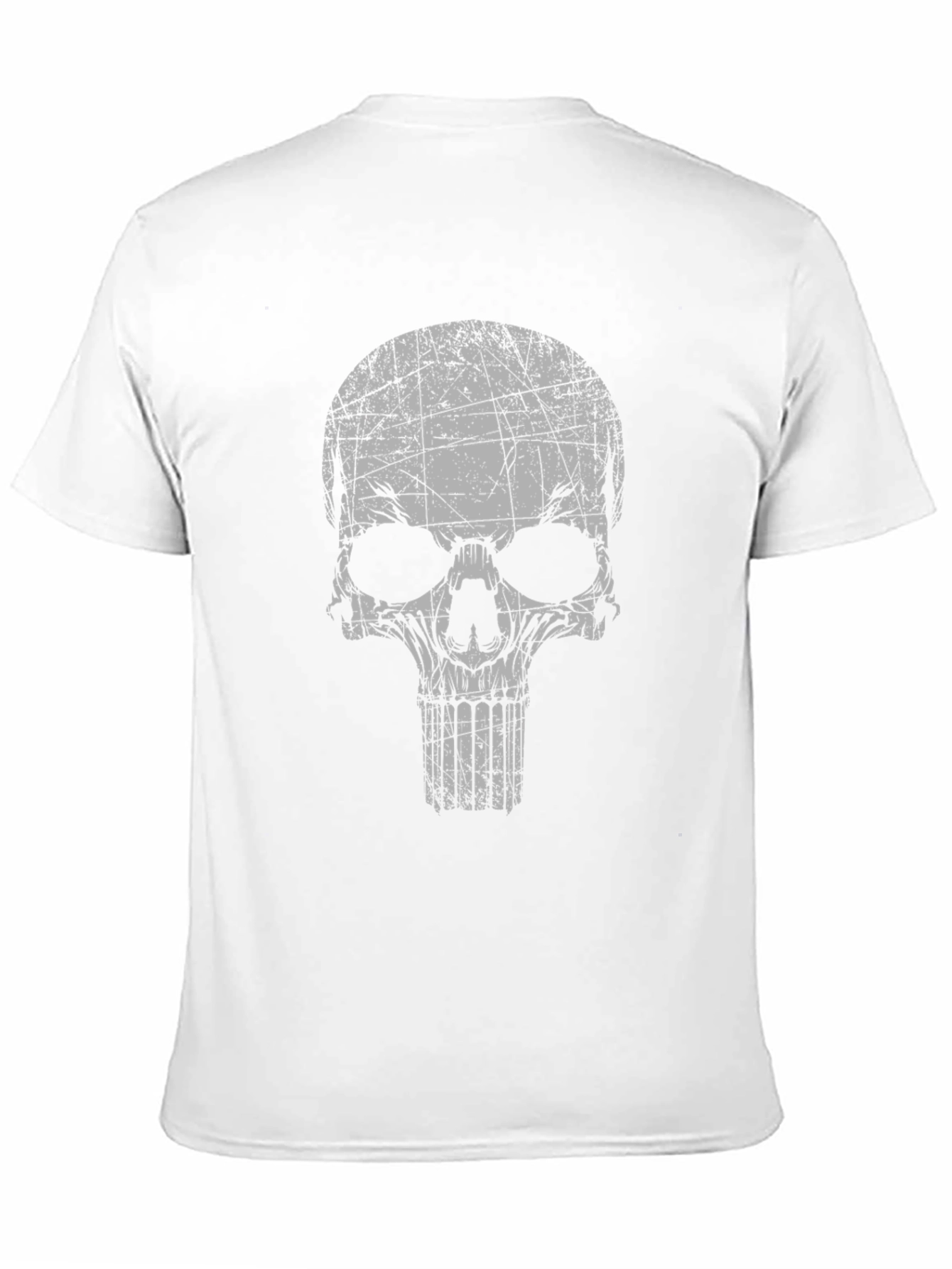 Skull Graphic Black T-Shirt - Grunge Style Tee