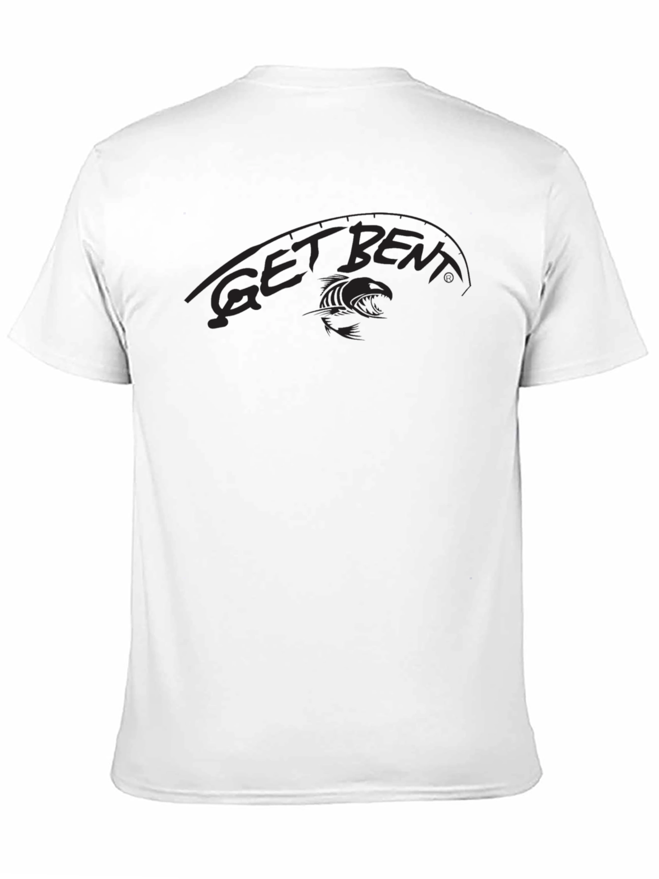 Get Bent Fishing Graphic Tee - Black