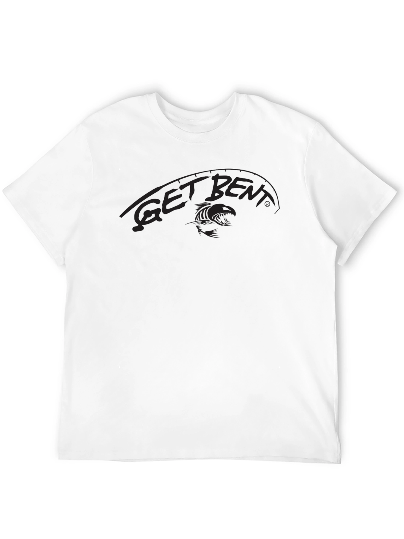 Get Bent Fishing Graphic Tee - Black