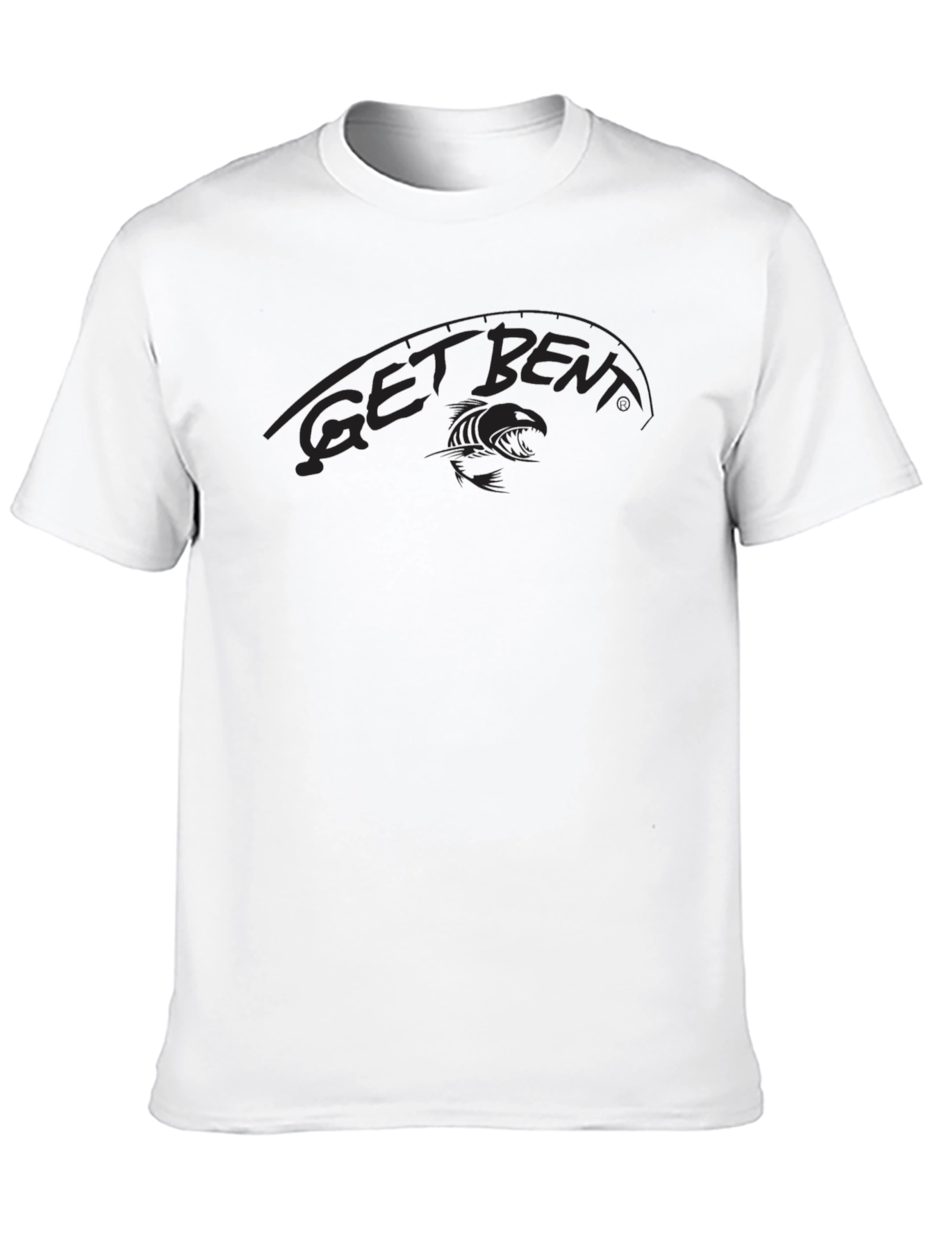Get Bent Fishing Graphic Tee - Black