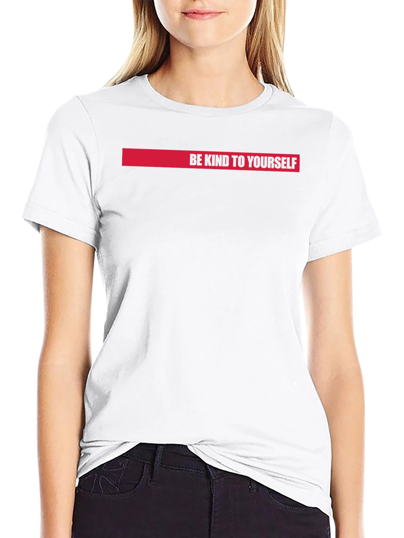 Be Kind To Yourself Graphic Tee - Black