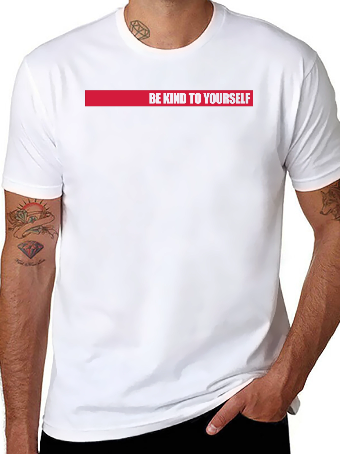 Be Kind To Yourself Graphic Tee - Black