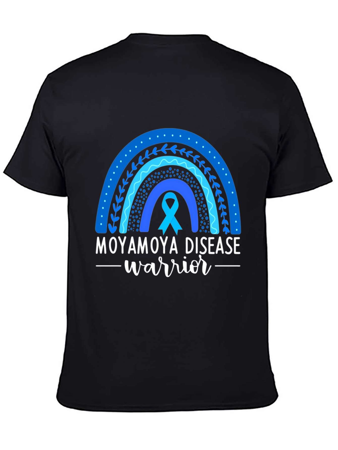 Moyamoya Disease Awareness Rainbow T-Shirt