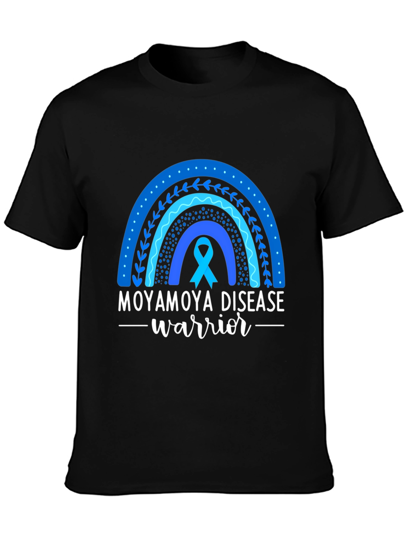 Moyamoya Disease Awareness Rainbow T-Shirt
