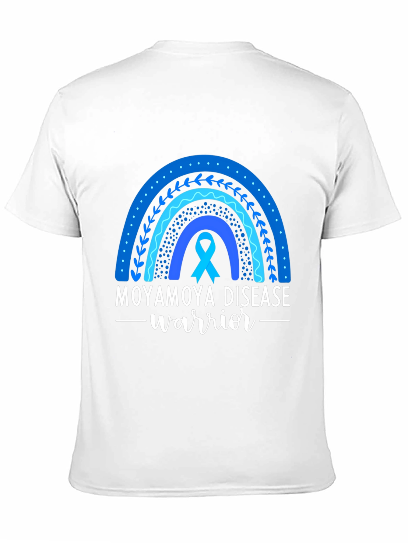 Moyamoya Disease Awareness Rainbow T-Shirt