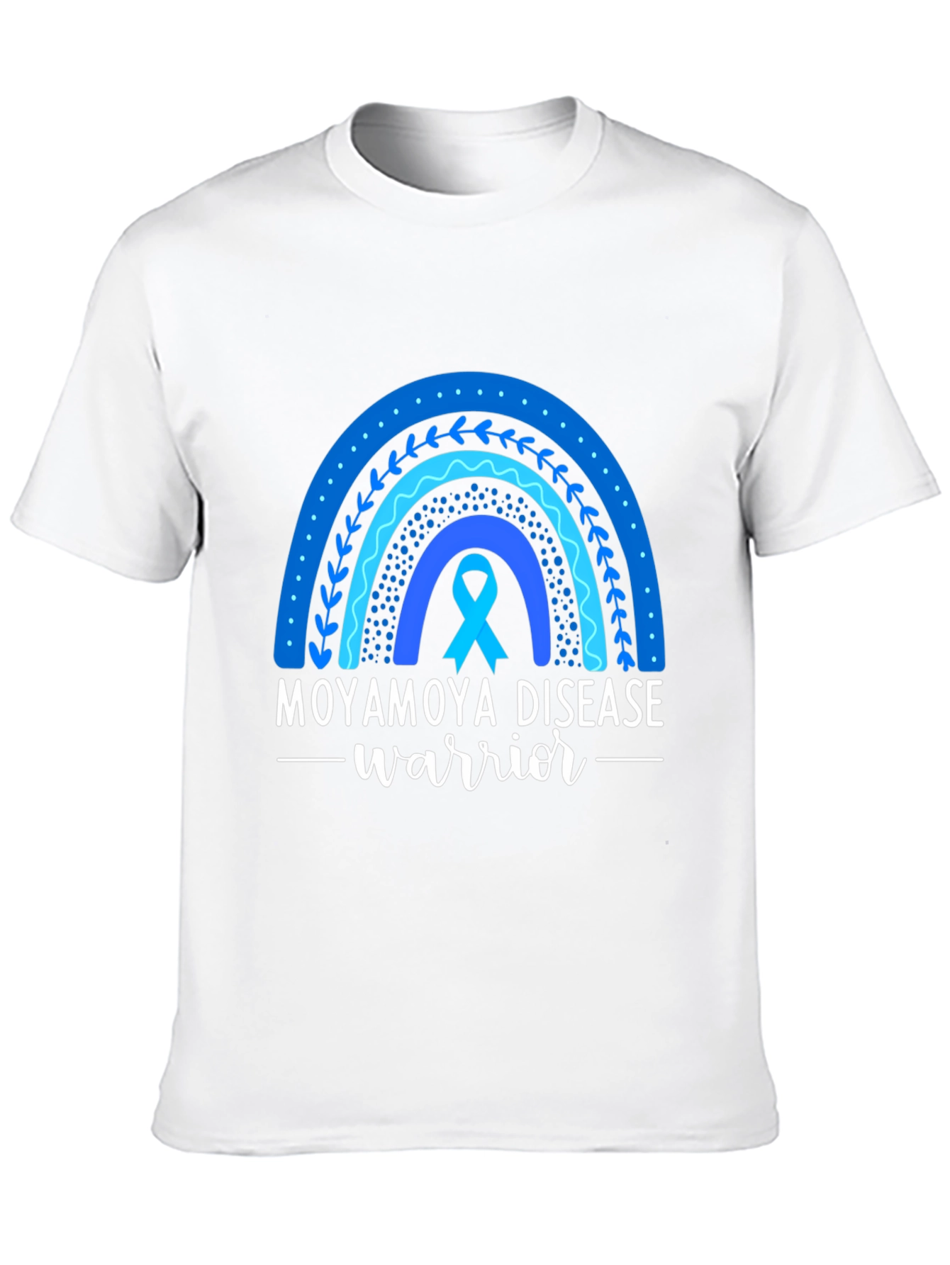 Moyamoya Disease Awareness Rainbow T-Shirt