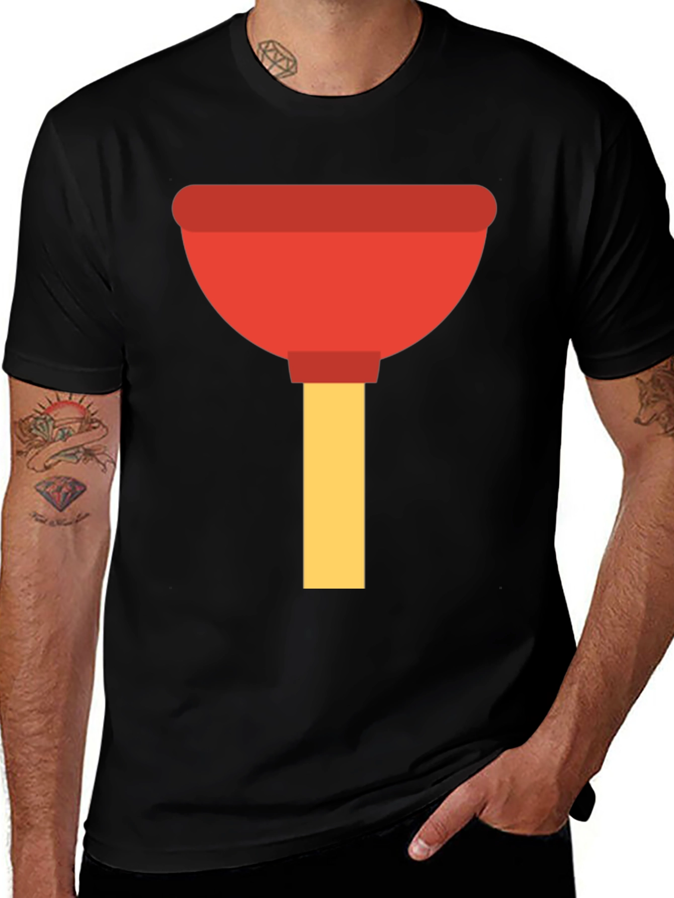 Plunger Graphic Tee - Fun & Functional!