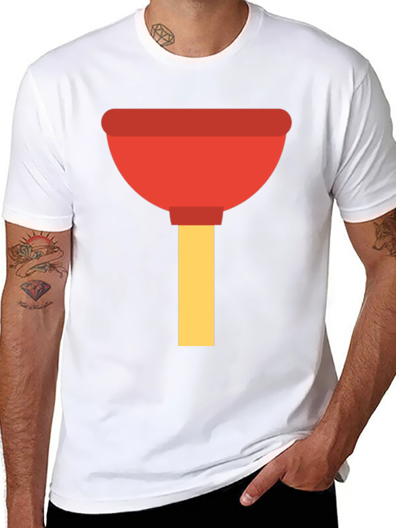 Plunger Graphic Tee - Fun & Functional!