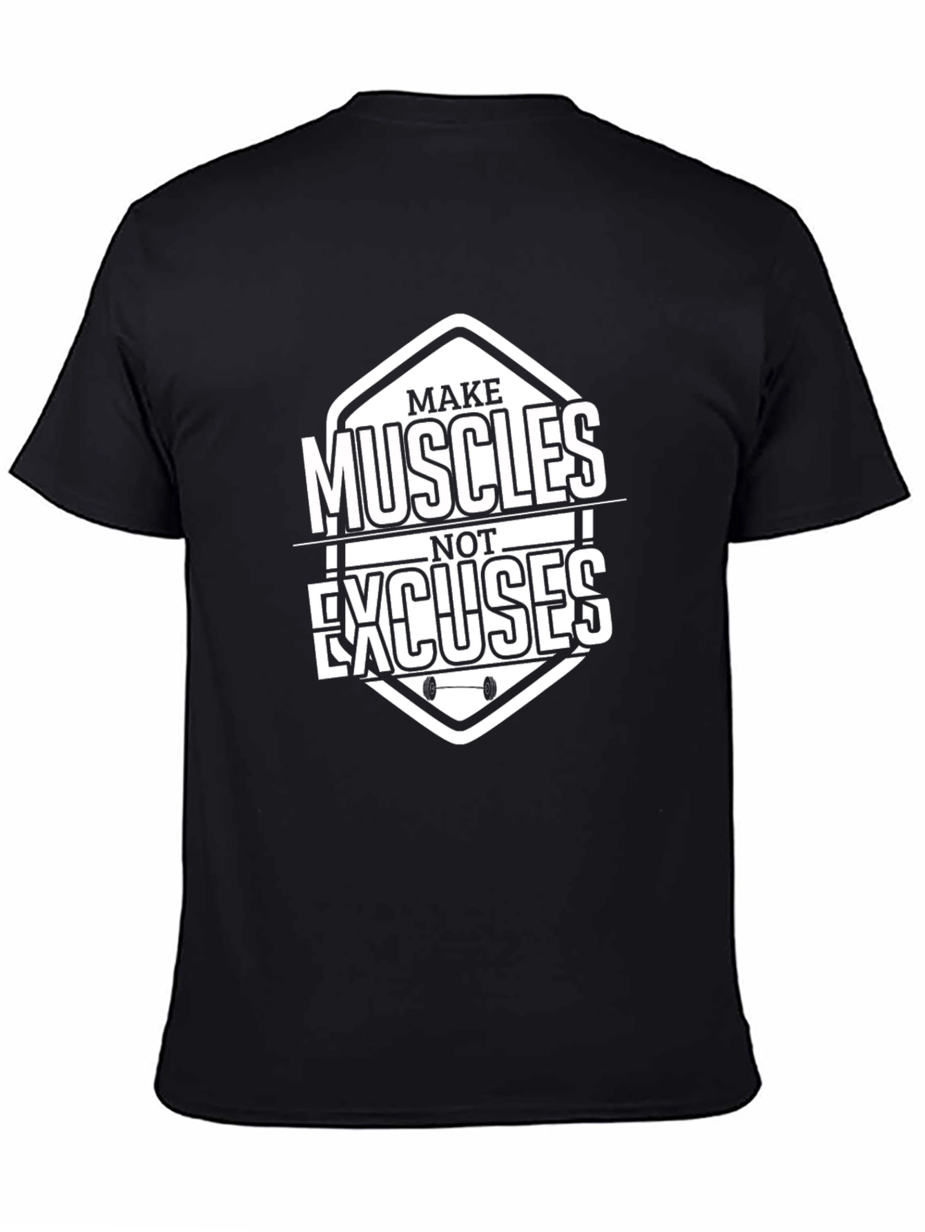 Make Muscles Not Excuses Graphic Tee